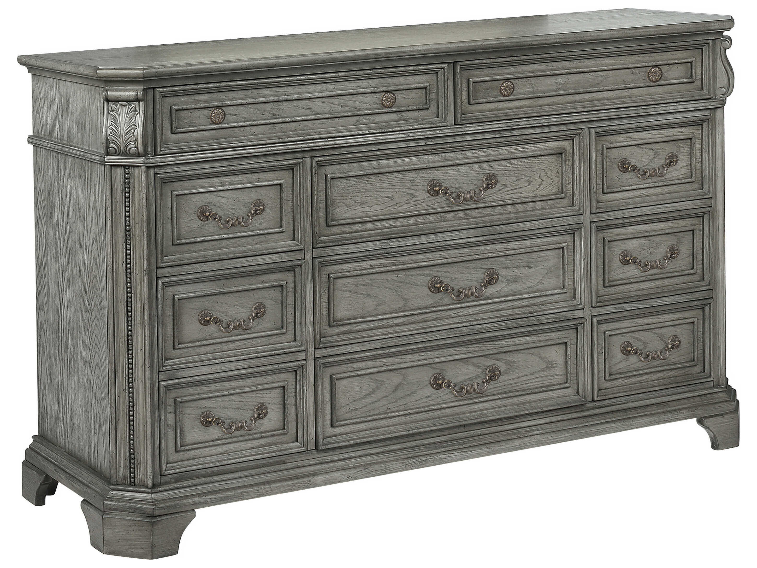 Avalon Furniture Oak Wood Dresser