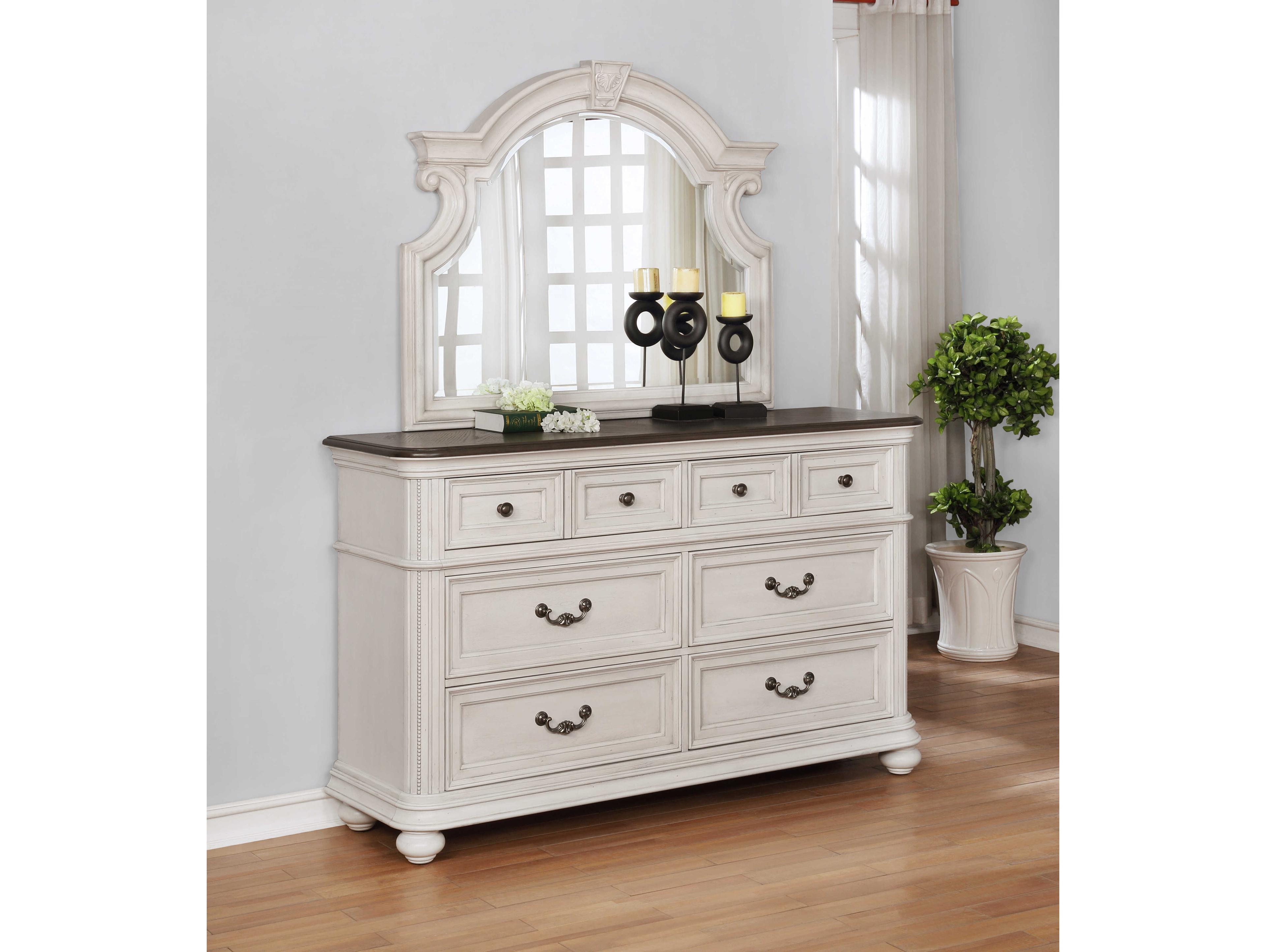 Avalon Furniture 6-Drawers Birch Wood Double Dresser