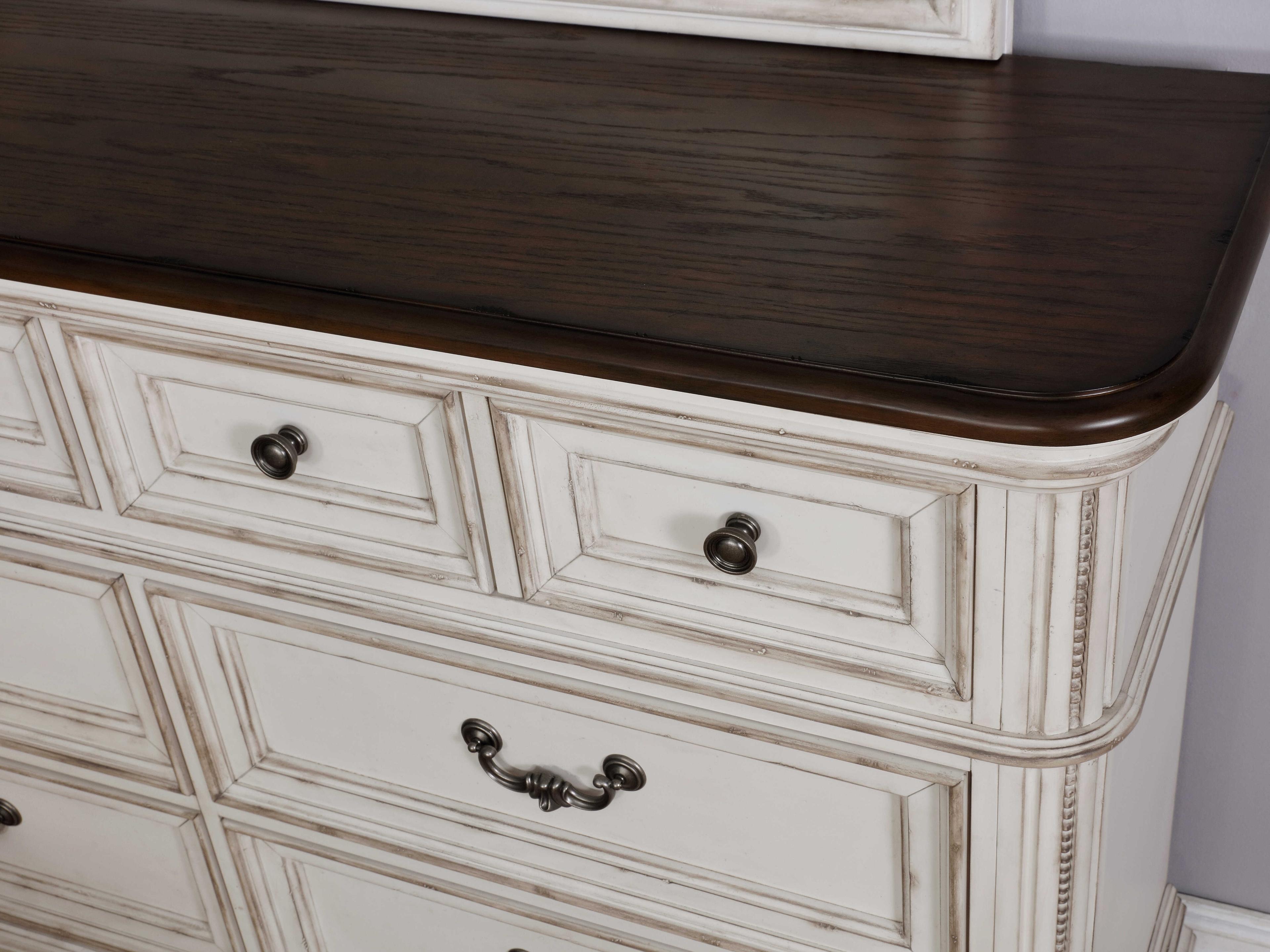 Avalon Furniture 6-Drawers Birch Wood Double Dresser