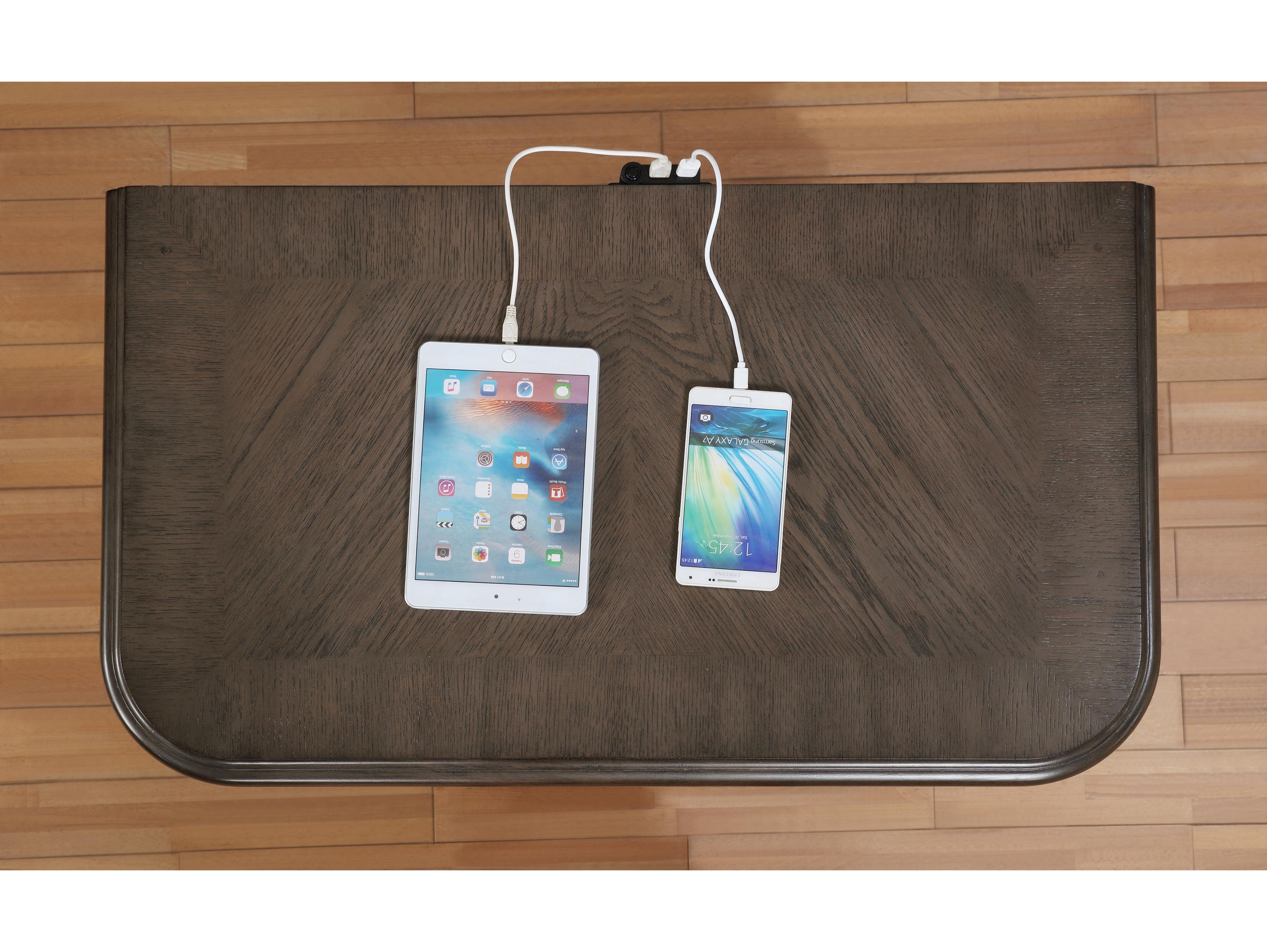 Avalon Furniture 2-Drawers Pine Wood Nightstand