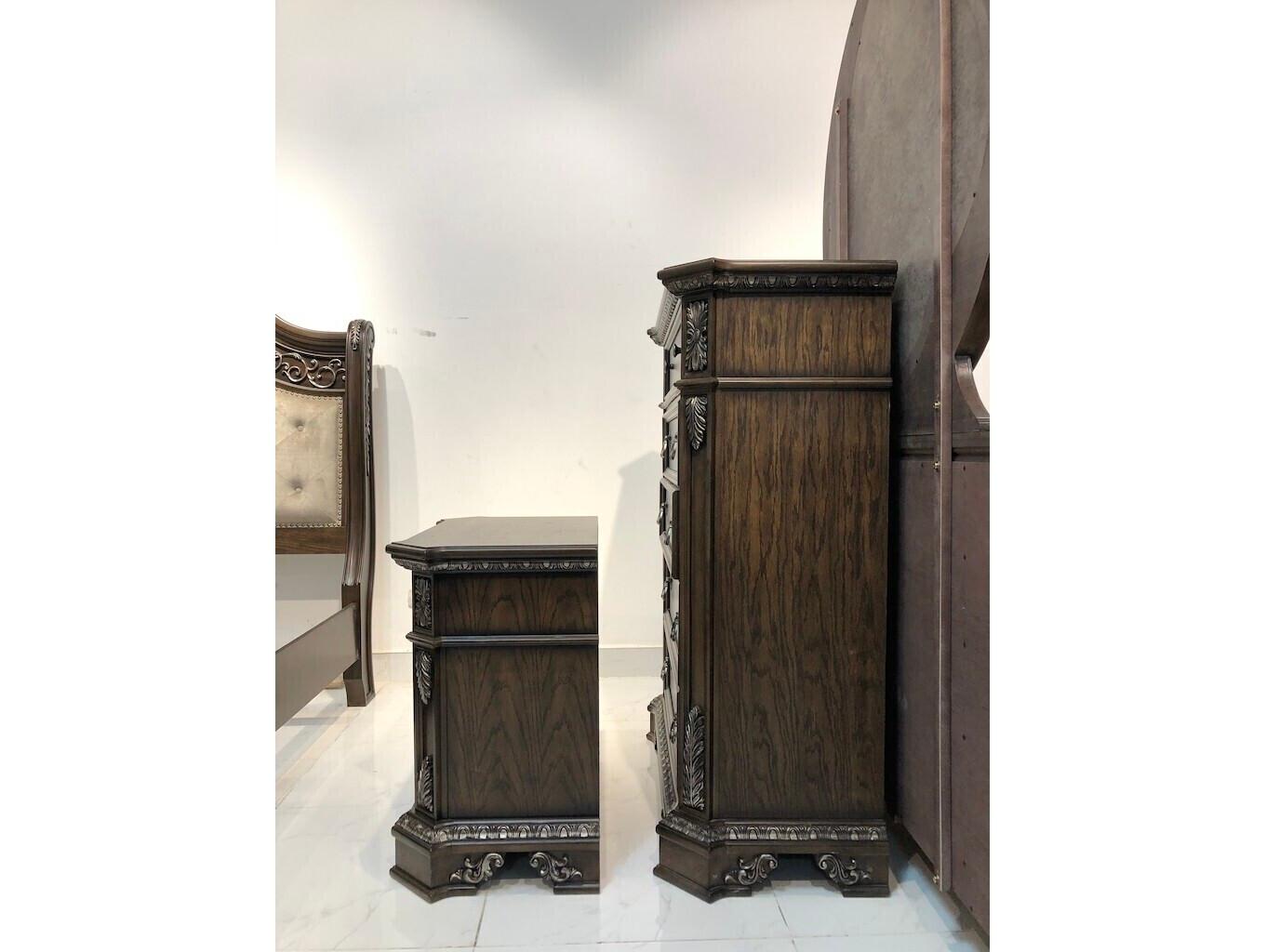Avalon Furniture Oak Brown Wood Accent Chest
