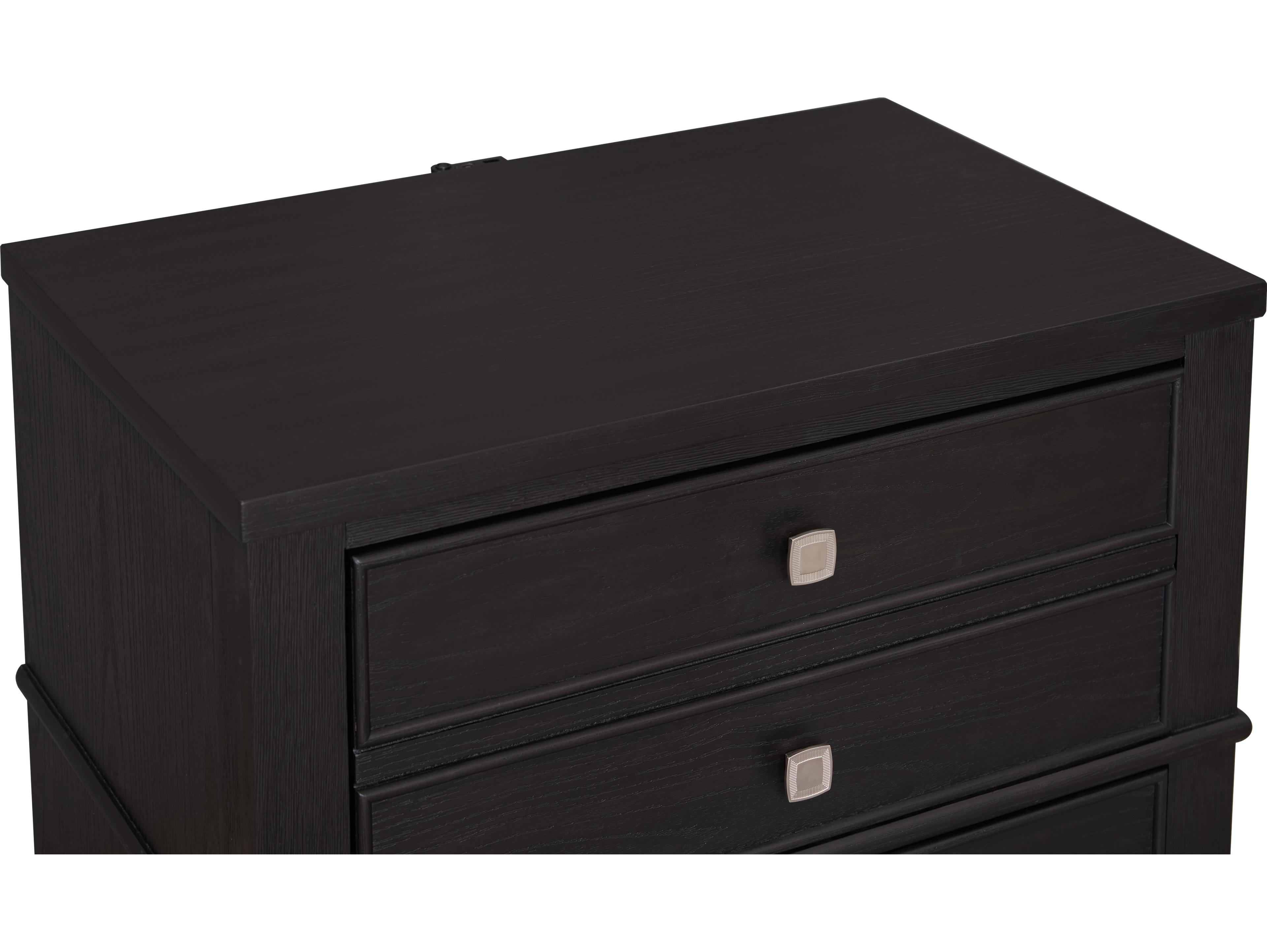 Avalon Furniture 3-Drawers Poplar Wood Nightstand