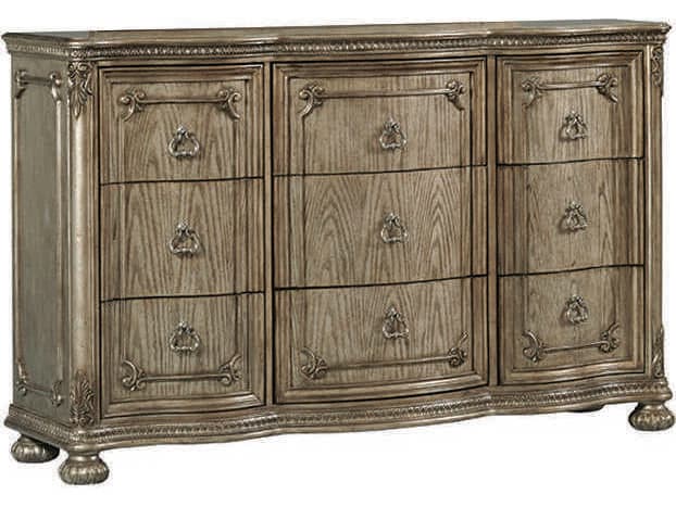 Avalon Furniture Brown Rubberwood Dresser