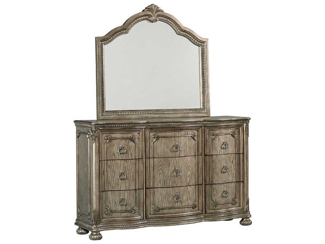 Avalon Furniture Brown Rubberwood Dresser