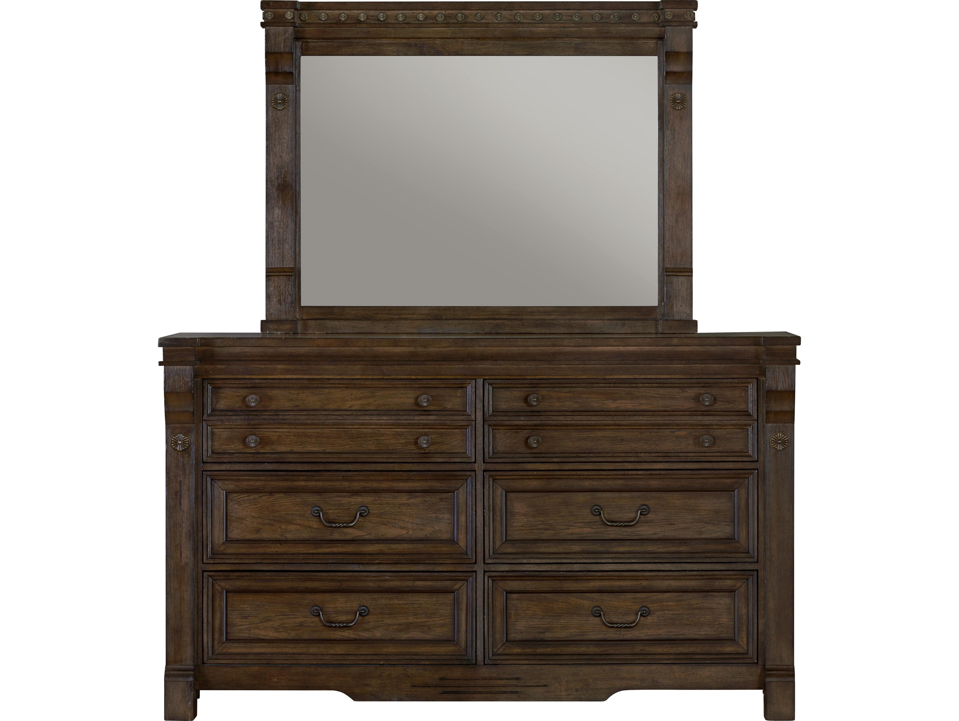 Avalon Furniture 6-Drawers Rubberwood Double Dresser