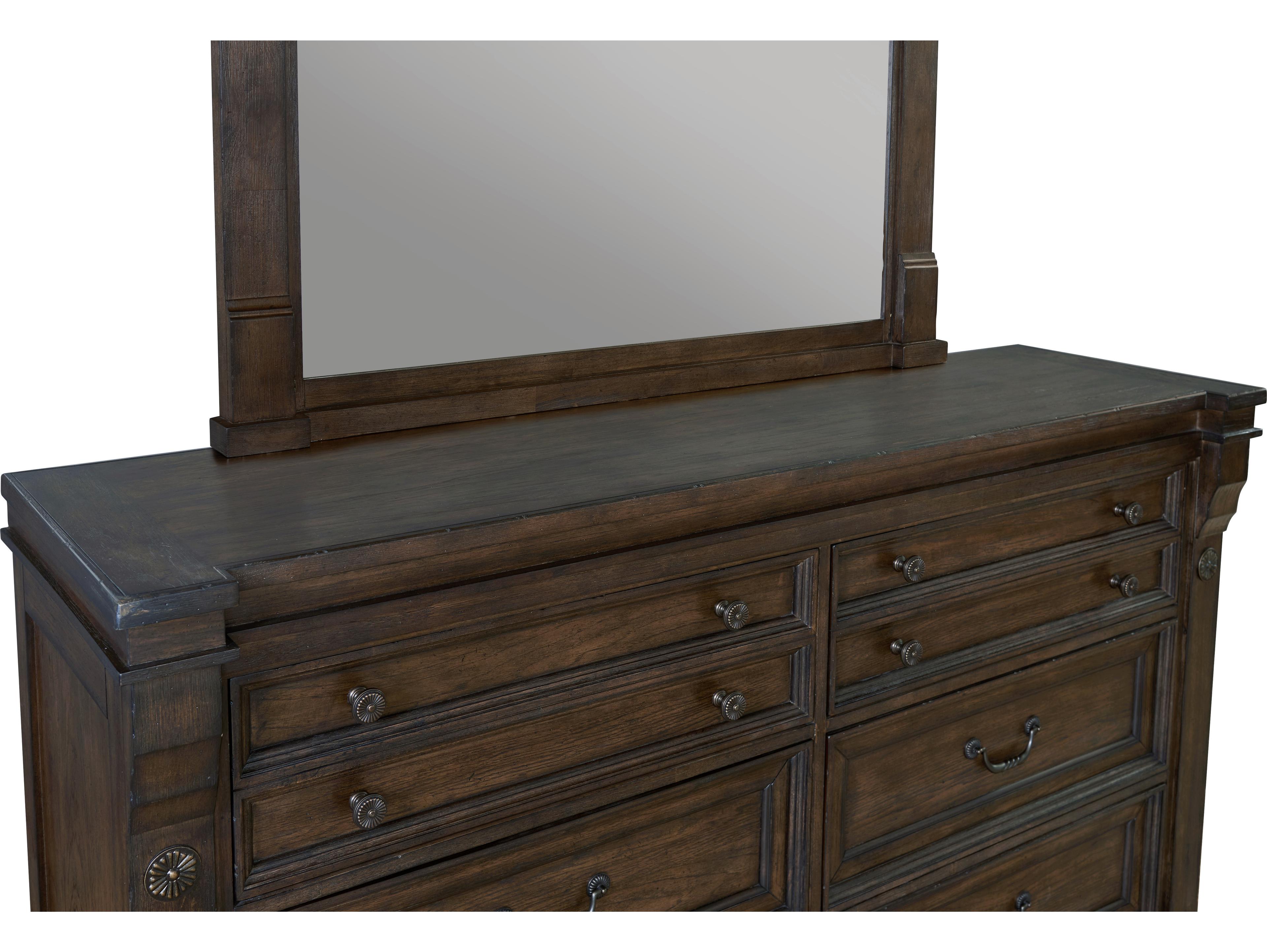 Avalon Furniture 6-Drawers Rubberwood Double Dresser