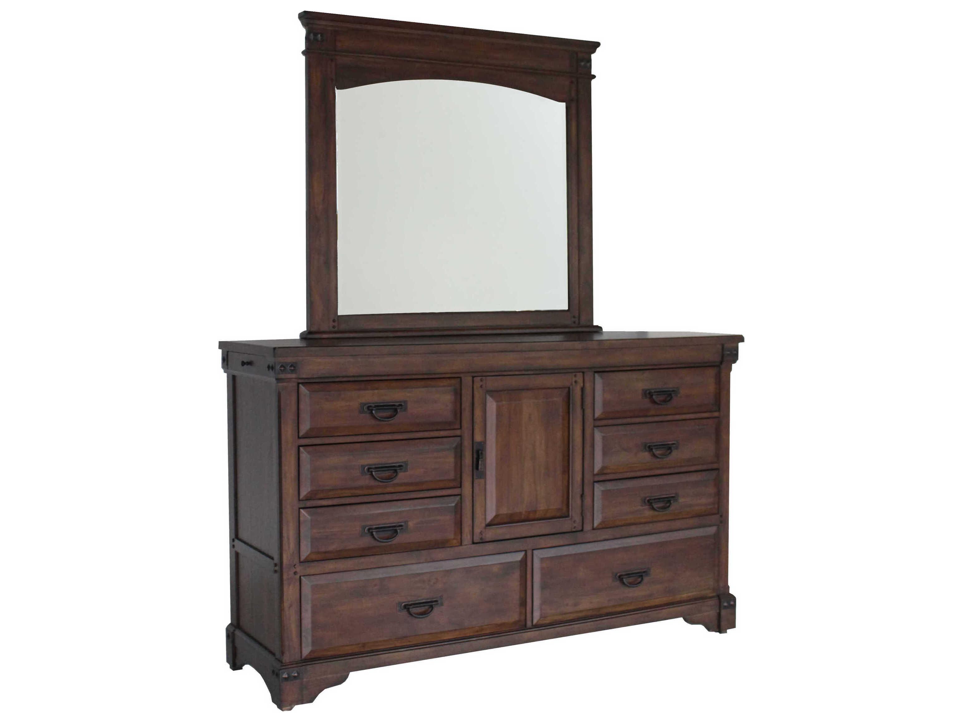 Avalon Furniture Mahogany Wood Dresser