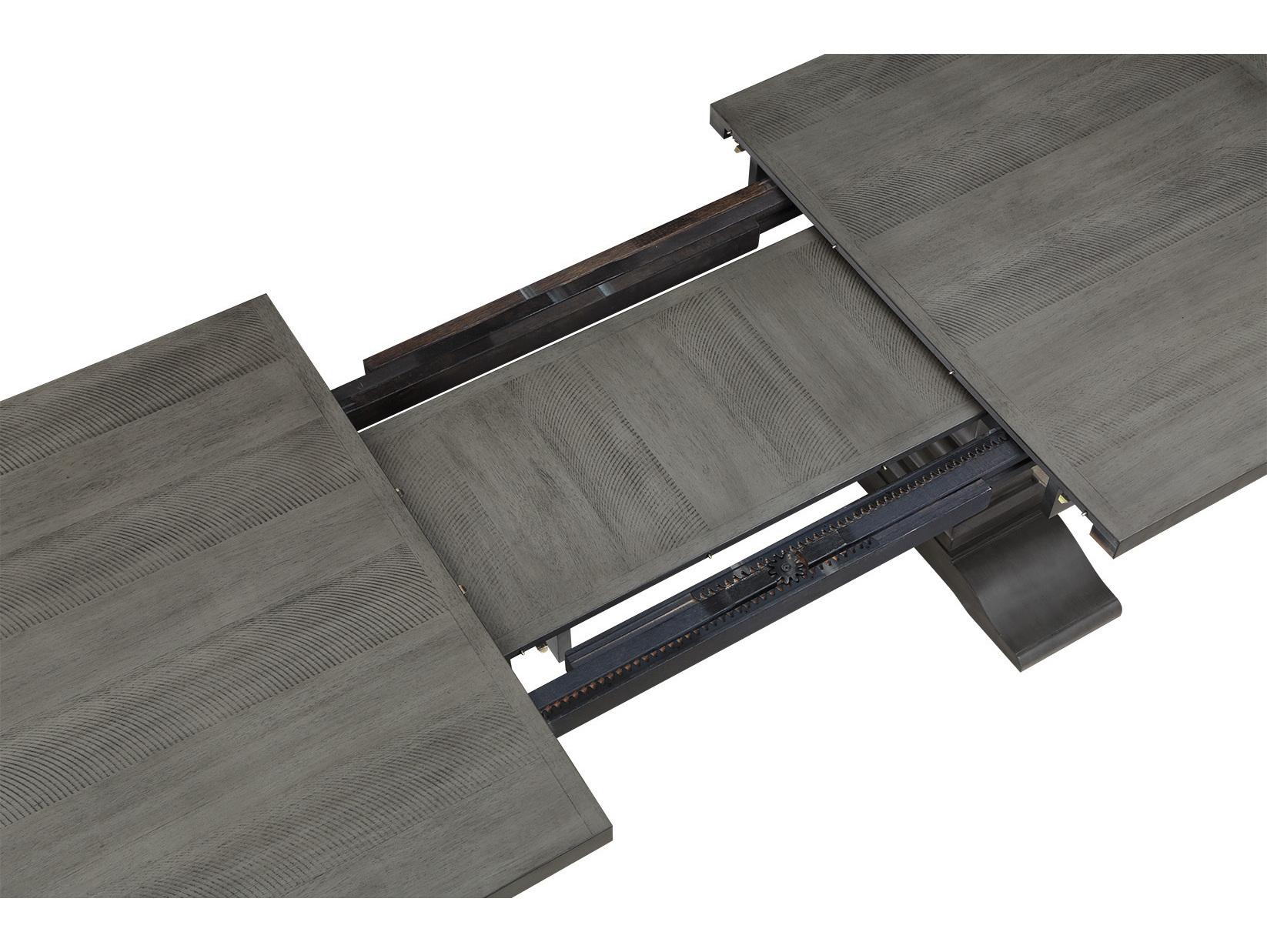 Avalon Furniture Rectangular Wood Gray Dining Table