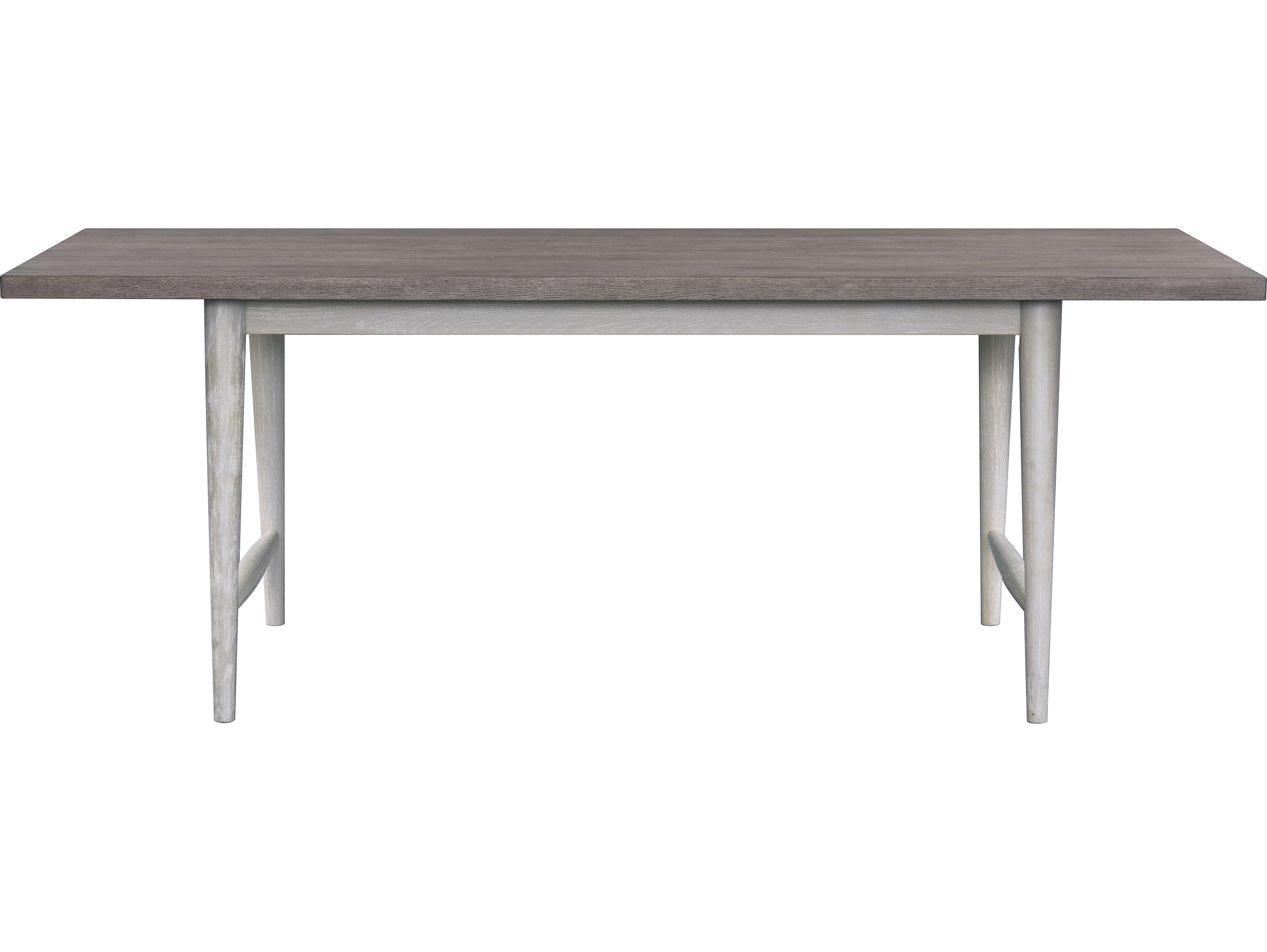 Avalon Furniture Rectangular Wood White Dining Table