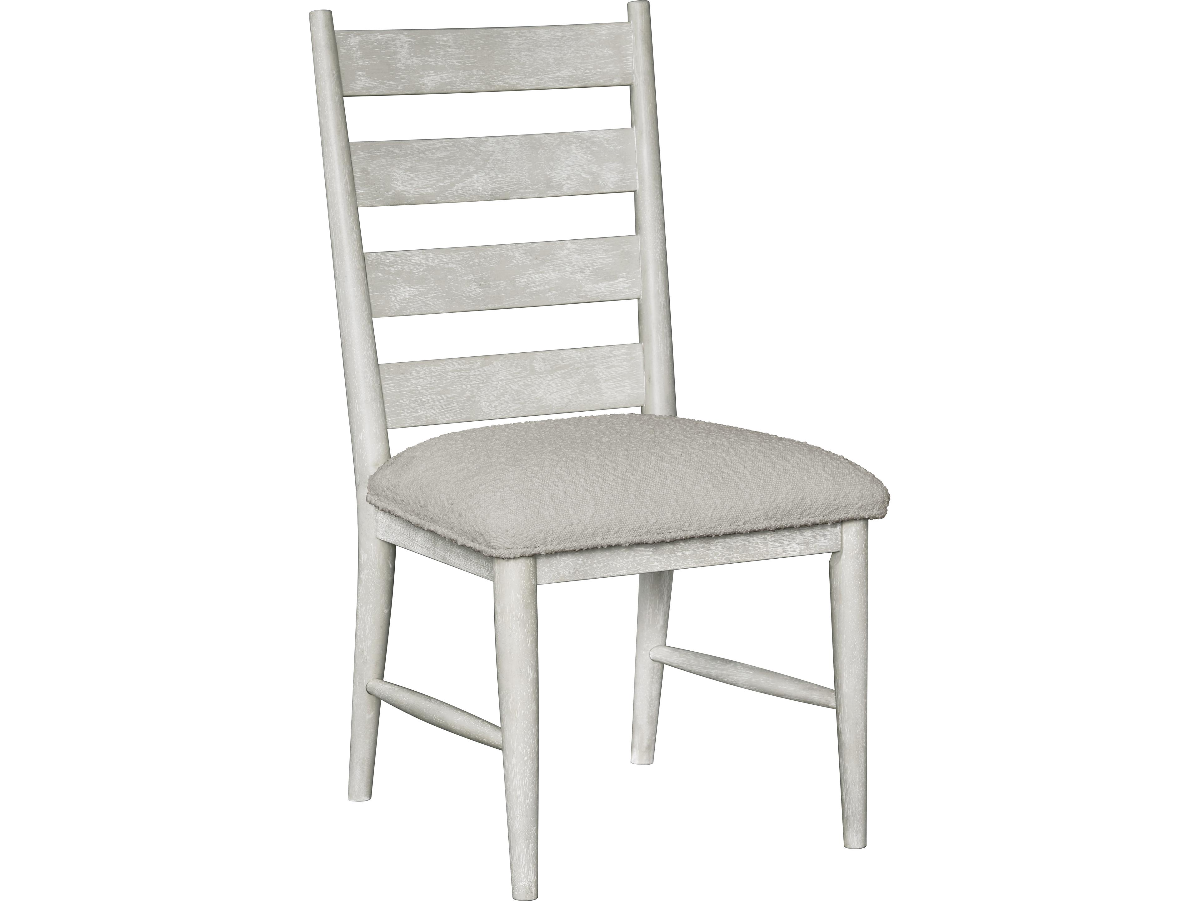 Avalon Furniture Rubberwood Gray Upholstered Armless Dining Chair