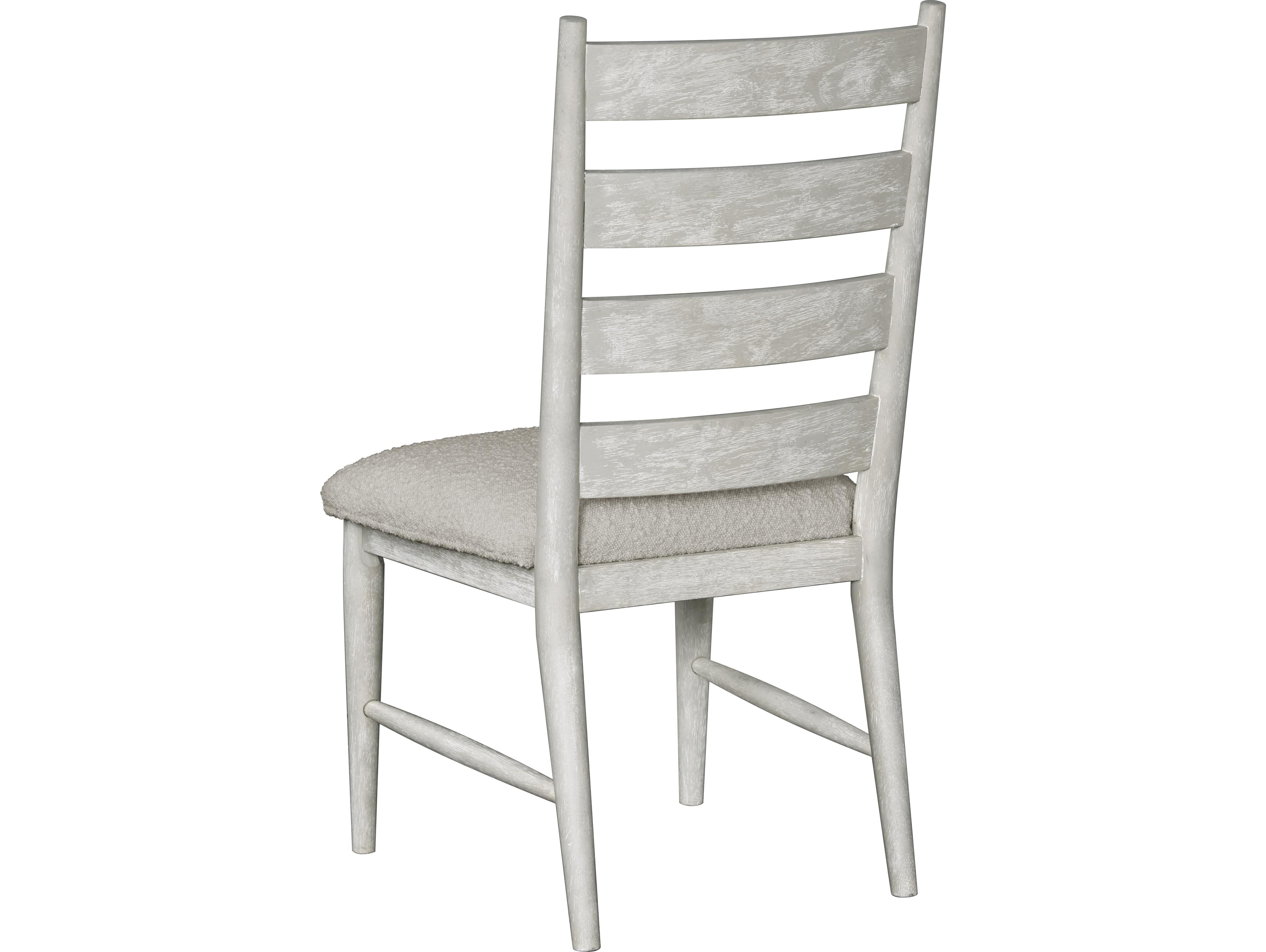 Avalon Furniture Rubberwood Gray Upholstered Armless Dining Chair
