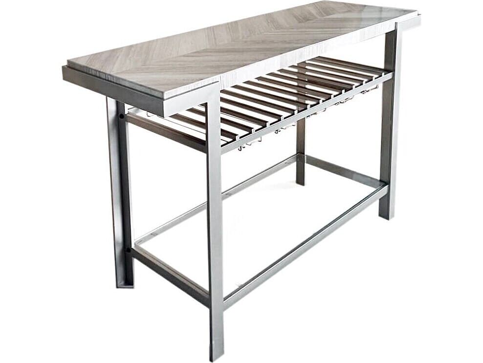 Avalon Furniture Silver Bar Cabinet