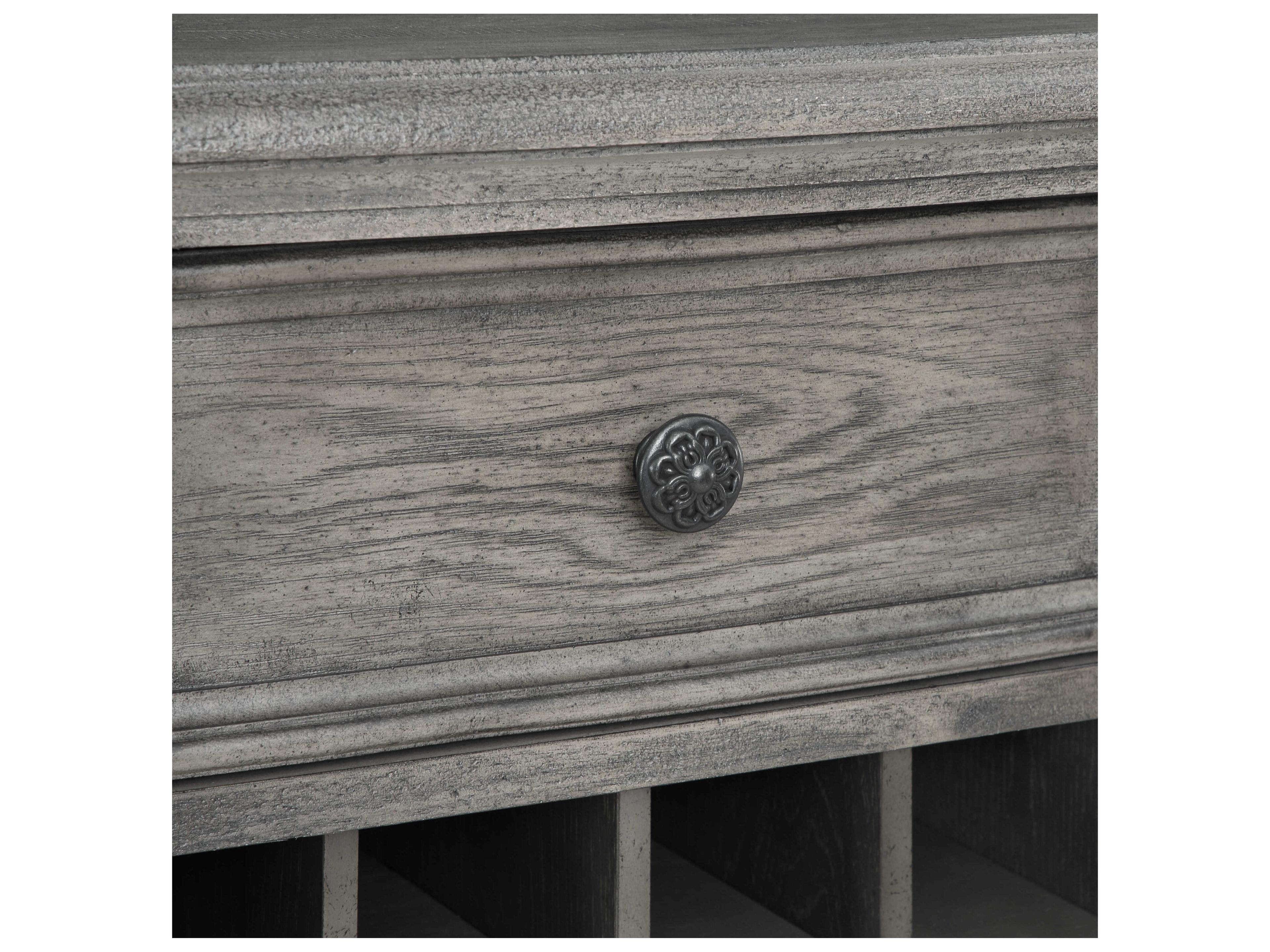 Avalon Furniture 71" Acacia Wood Gray Sideboard