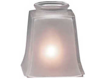 Arroyo Craftsman Ruskin Frosted Curved Edge Art Glass Shade