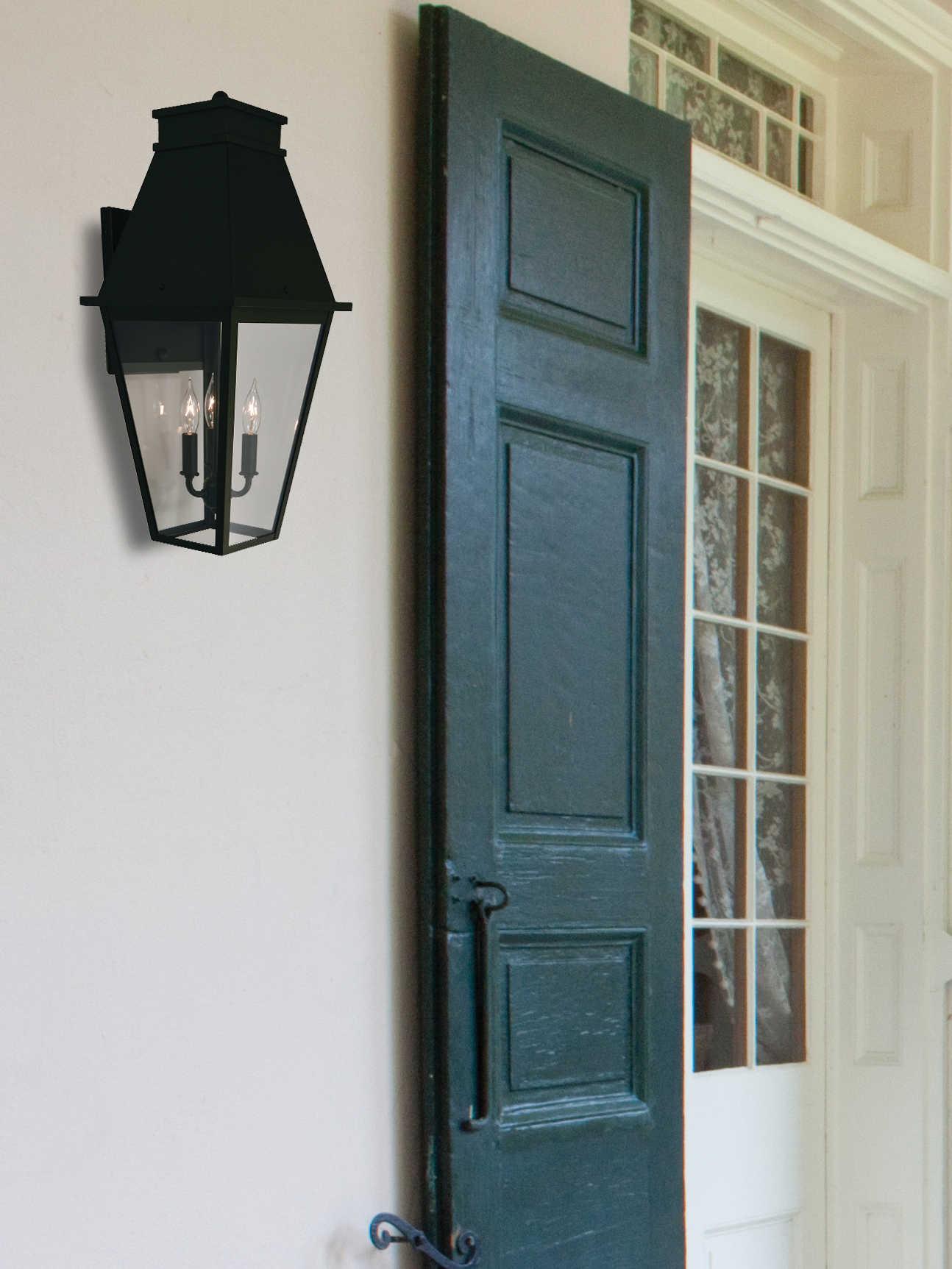 Arroyo Craftsman Croydon 3 - Light Glass Outdoor Wall Light