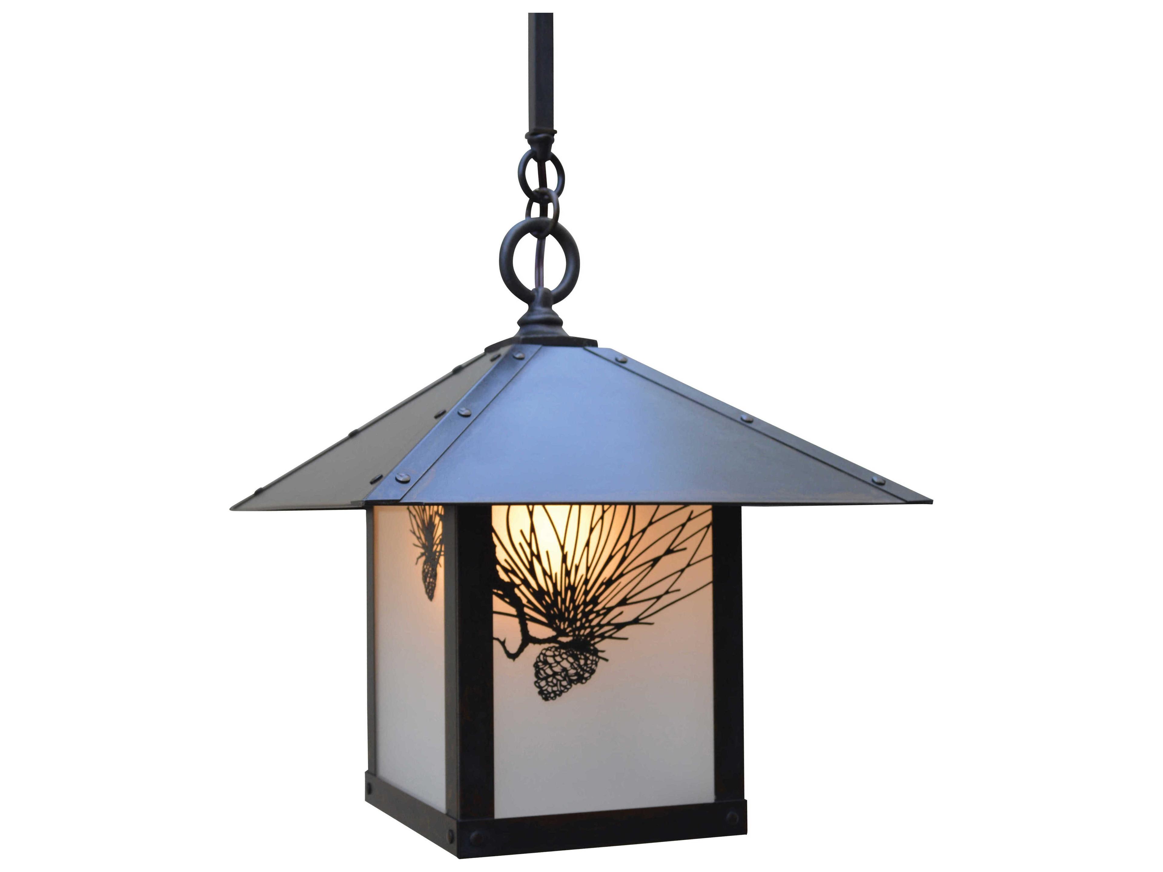 Arroyo Craftsman Evergreen 1 - Light Outdoor Hanging Light