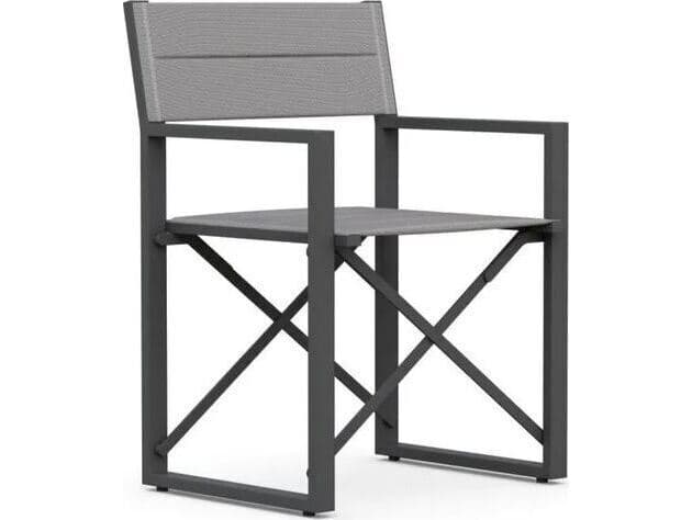 Azzurro Living Amalfi Aluminum Sling Dining Chair Set of 4
