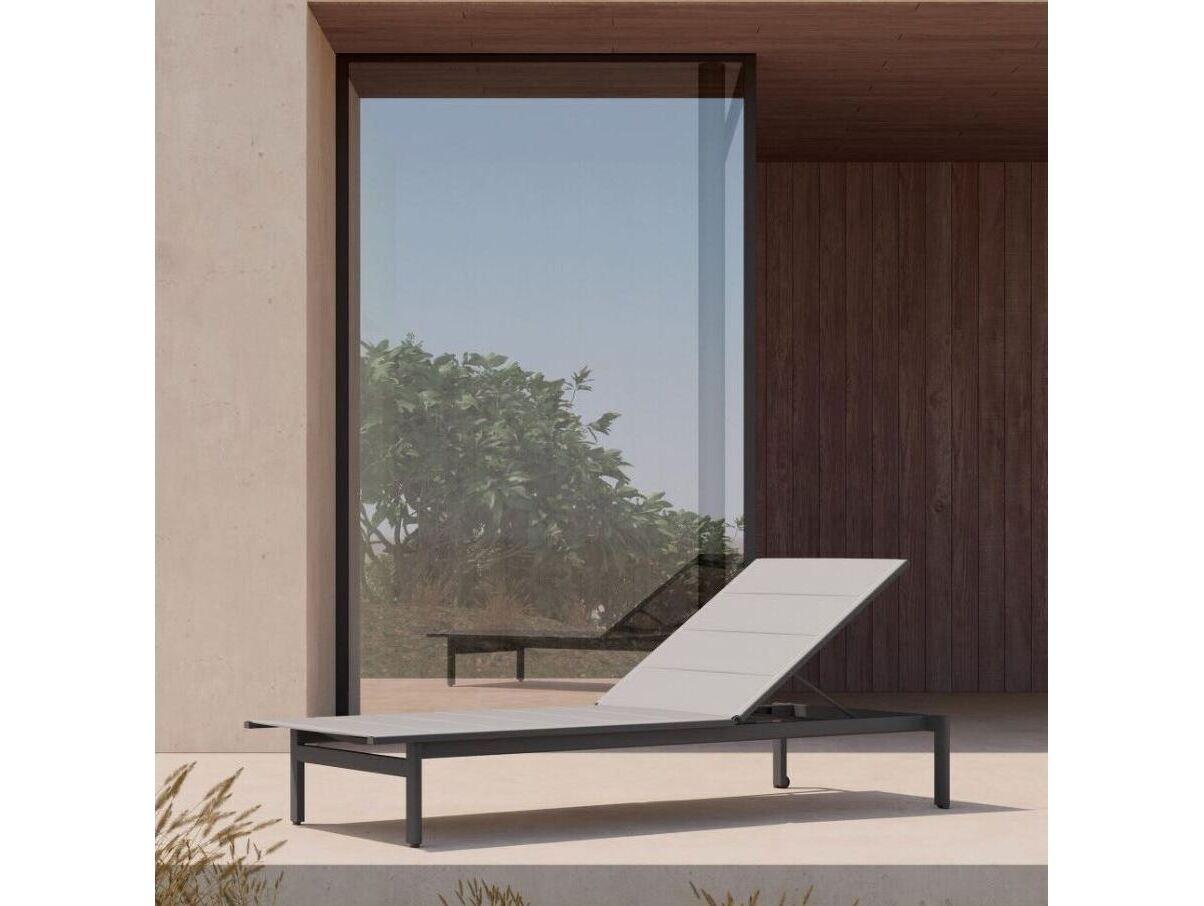 Azzurro Living Amalfi Aluminum Sling Chaise Lounge Set of 2