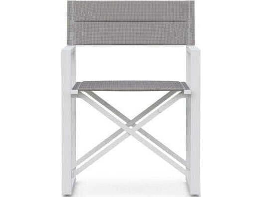 Azzurro Living Amalfi Aluminum Sling Dining Chair Set of 4