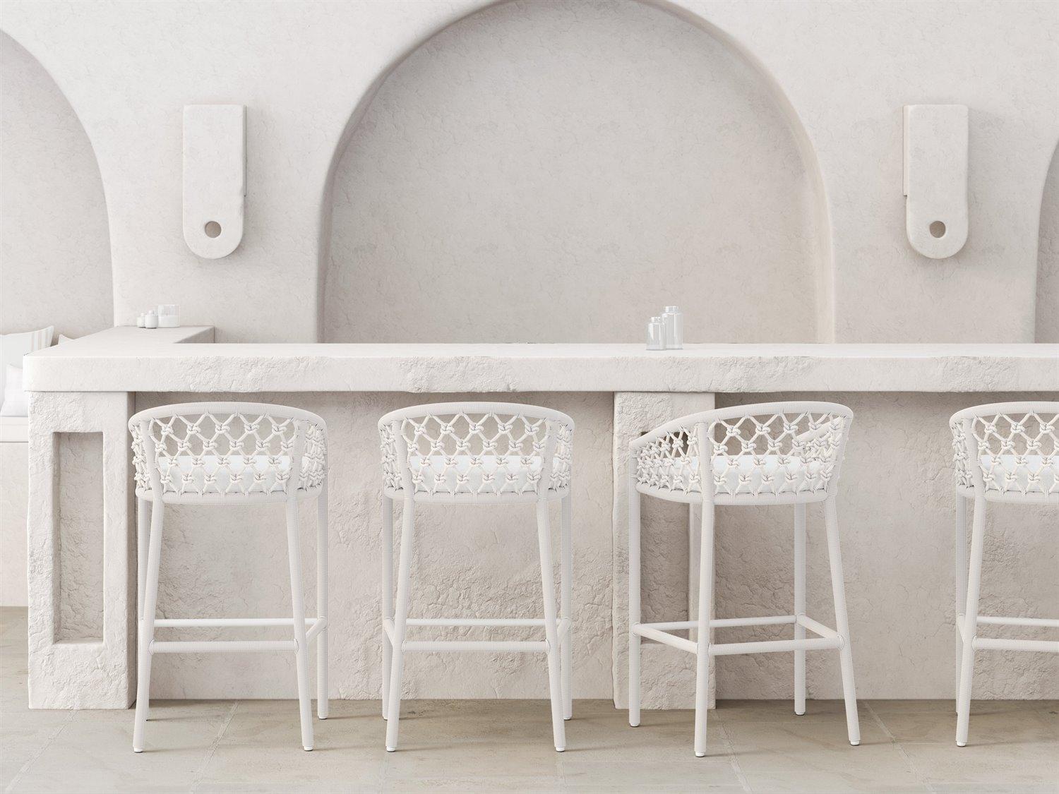 Azzurro Living Amelia White Rope Bar Set