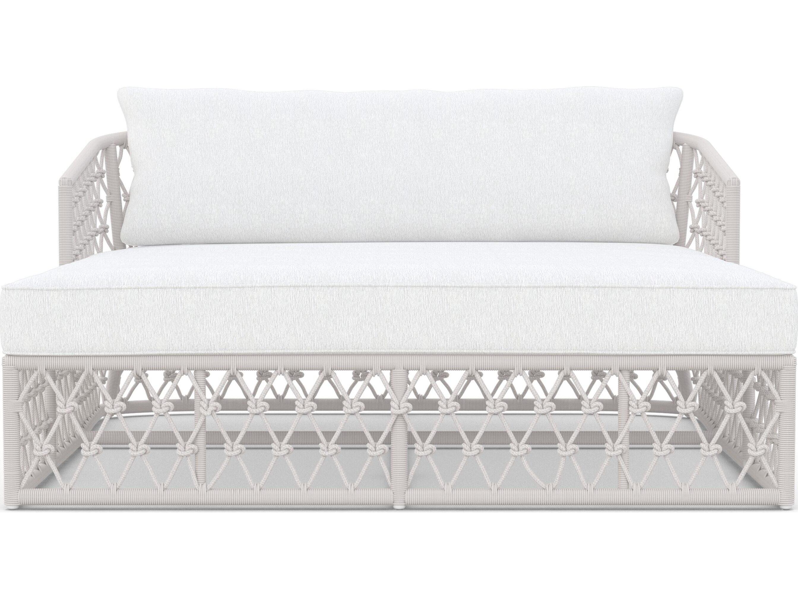 Azzurro Living Amelia Sand All-Weather Rope Day Bed with Cushion