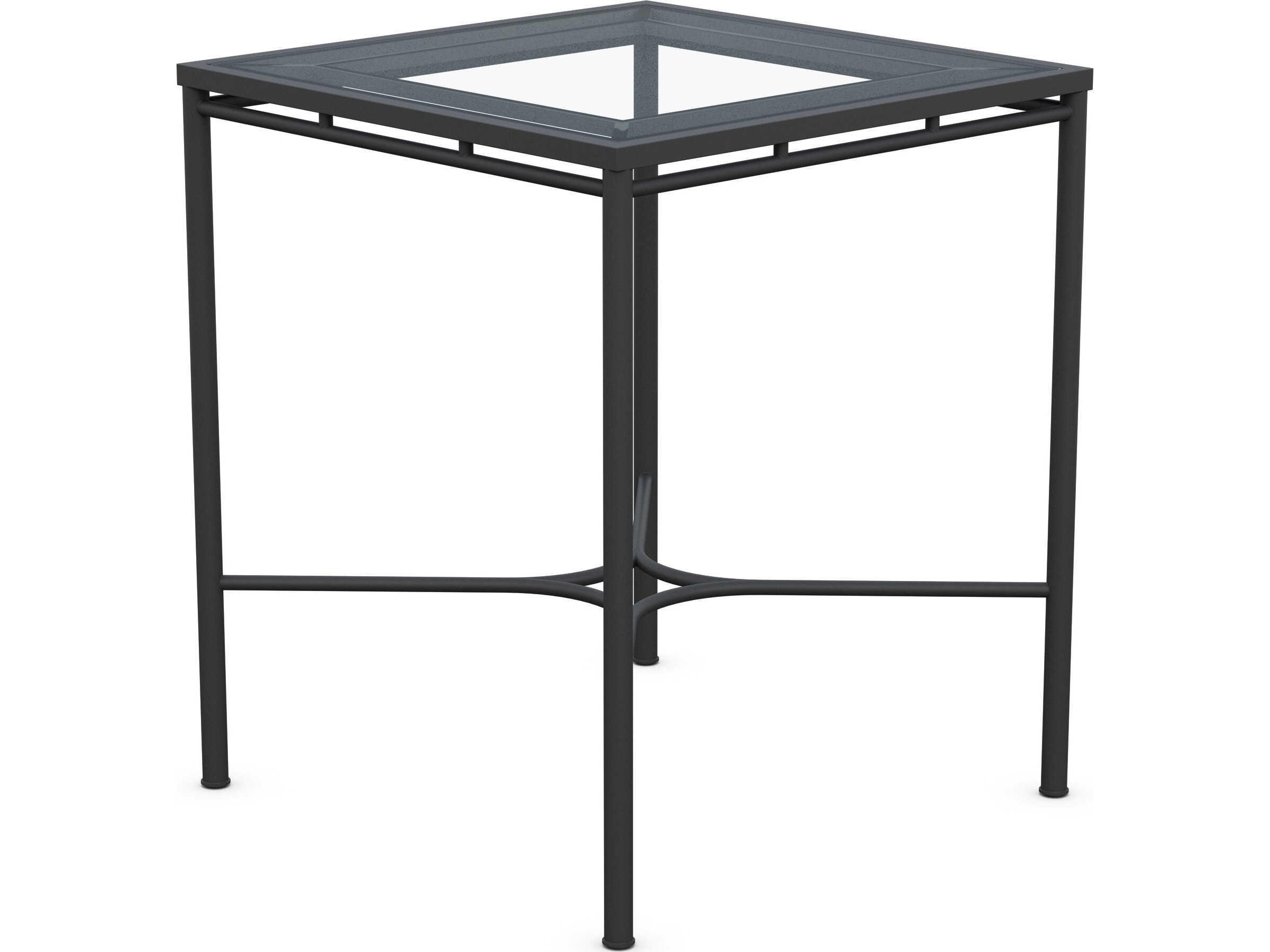 Azzurro Living Athens Noir Wrought Iron Square Bar Table