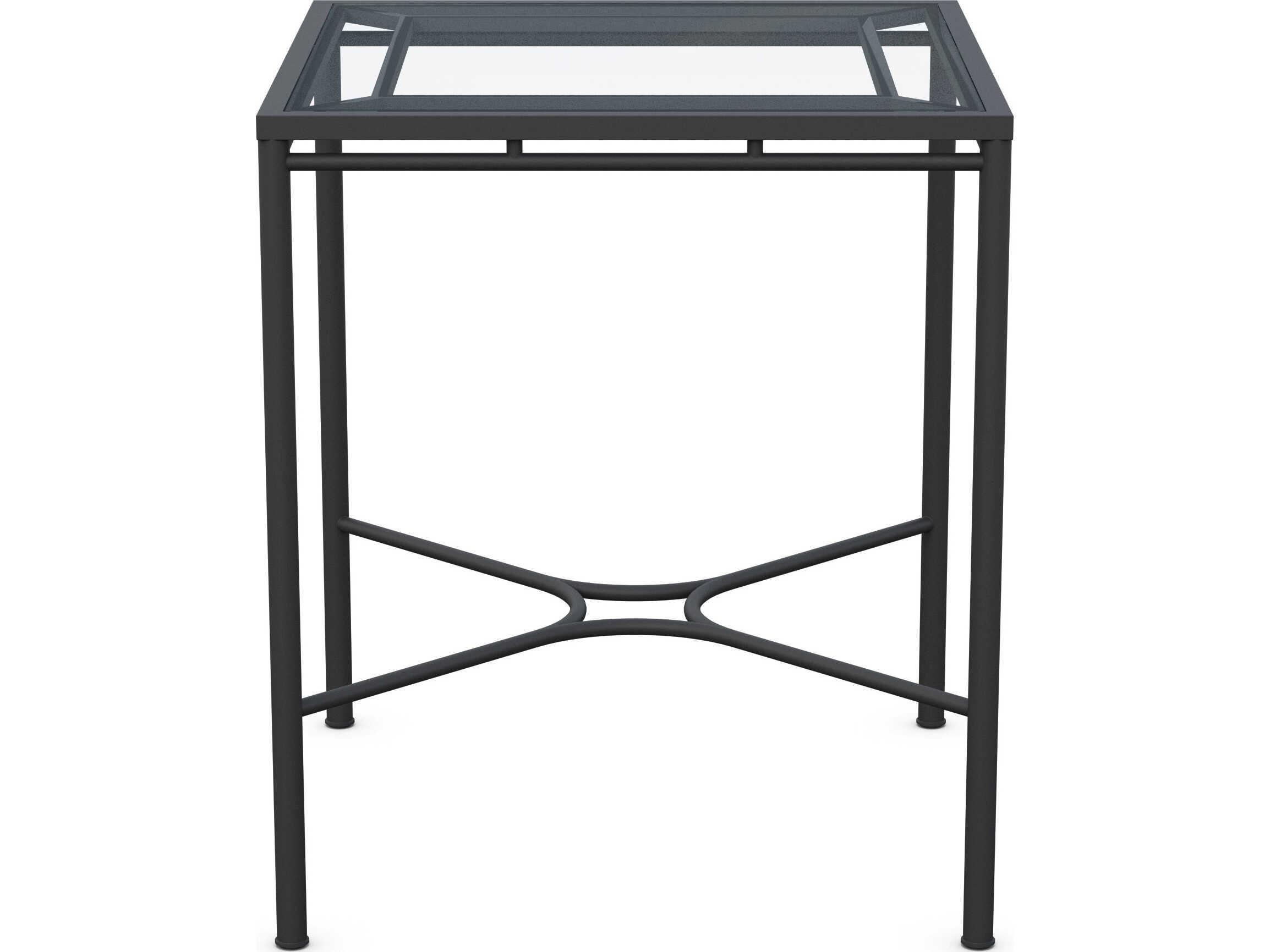 Azzurro Living Athens Noir Wrought Iron Square Bar Table