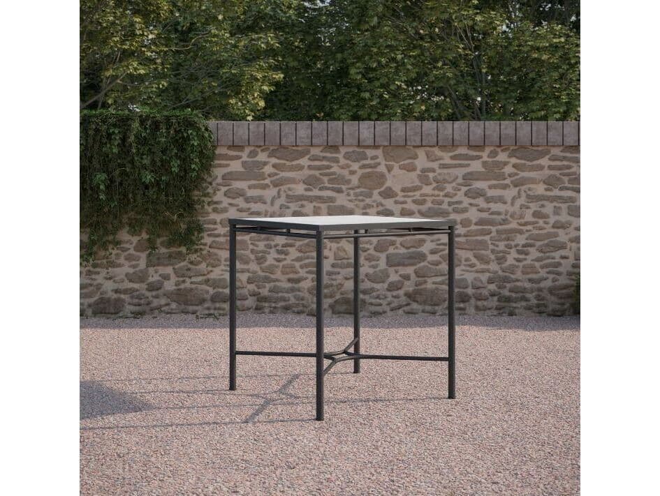 Azzurro Living Athens Counter Table Wrought Iron Table Base Only