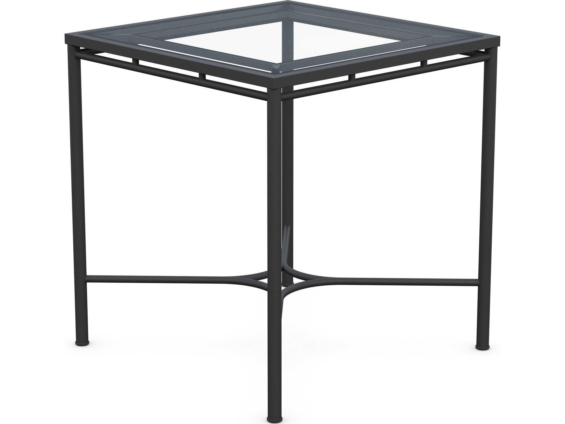 Azzurro Living Athens Noir Wrought Iron Square Counter Table