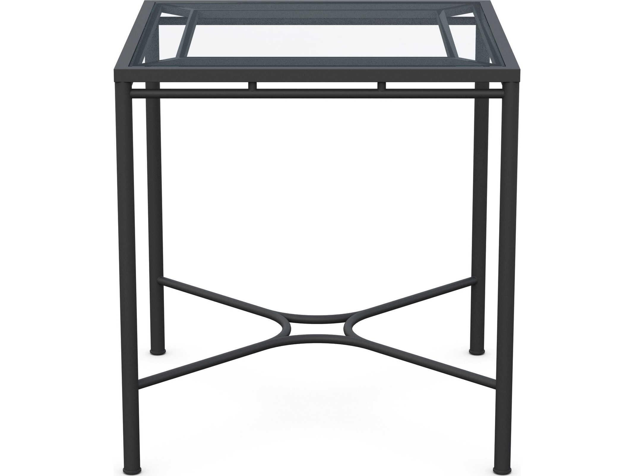 Azzurro Living Athens Noir Wrought Iron Square Counter Table