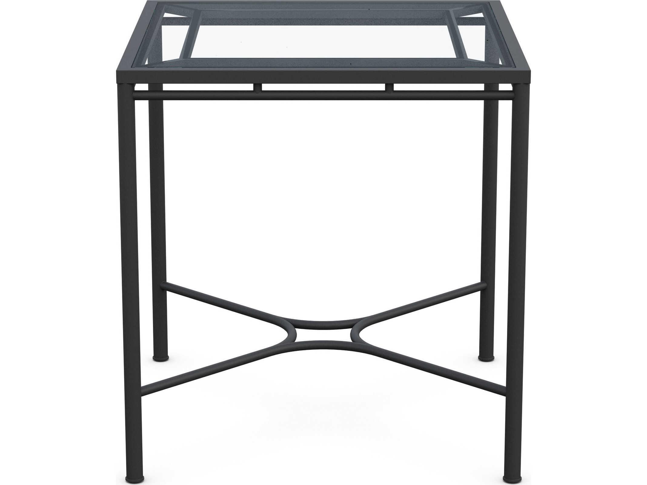Azzurro Living Athens Noir Wrought Iron Square Counter Table