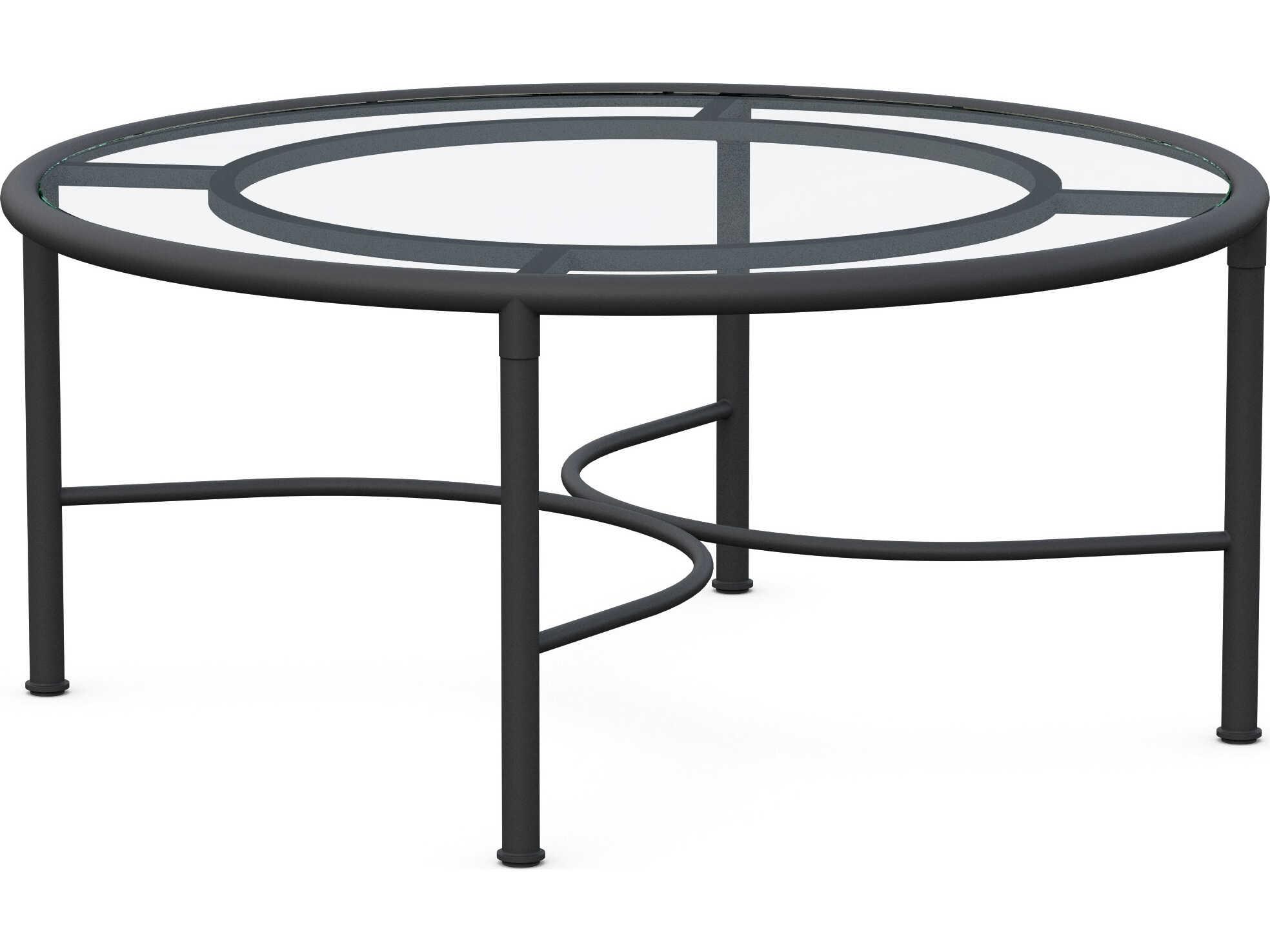 Azzurro Living Athens Noir Wrought Iron Round Coffee Table