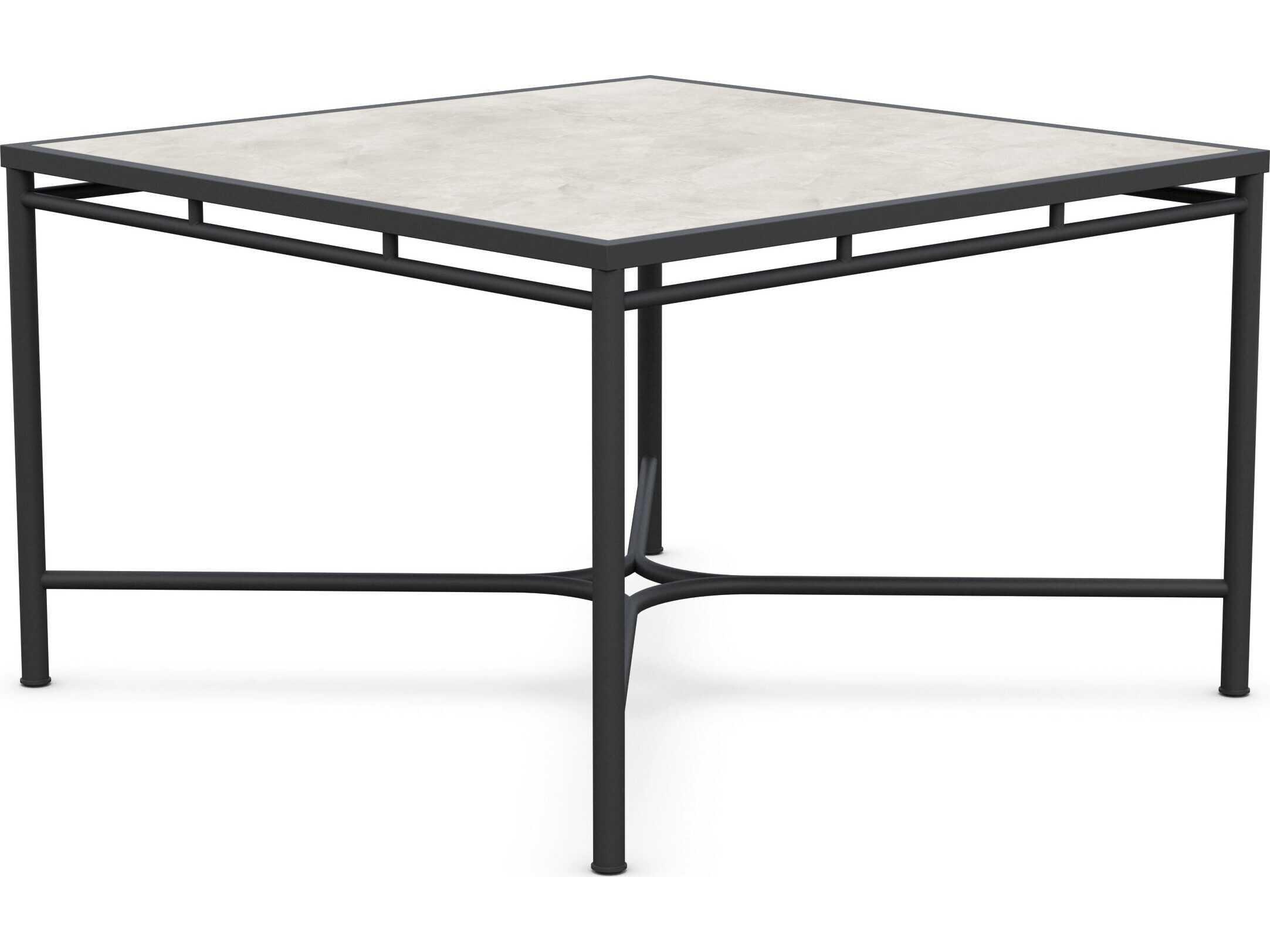 Azzurro Living Athens Noir Wrought Iron Square Dining Table