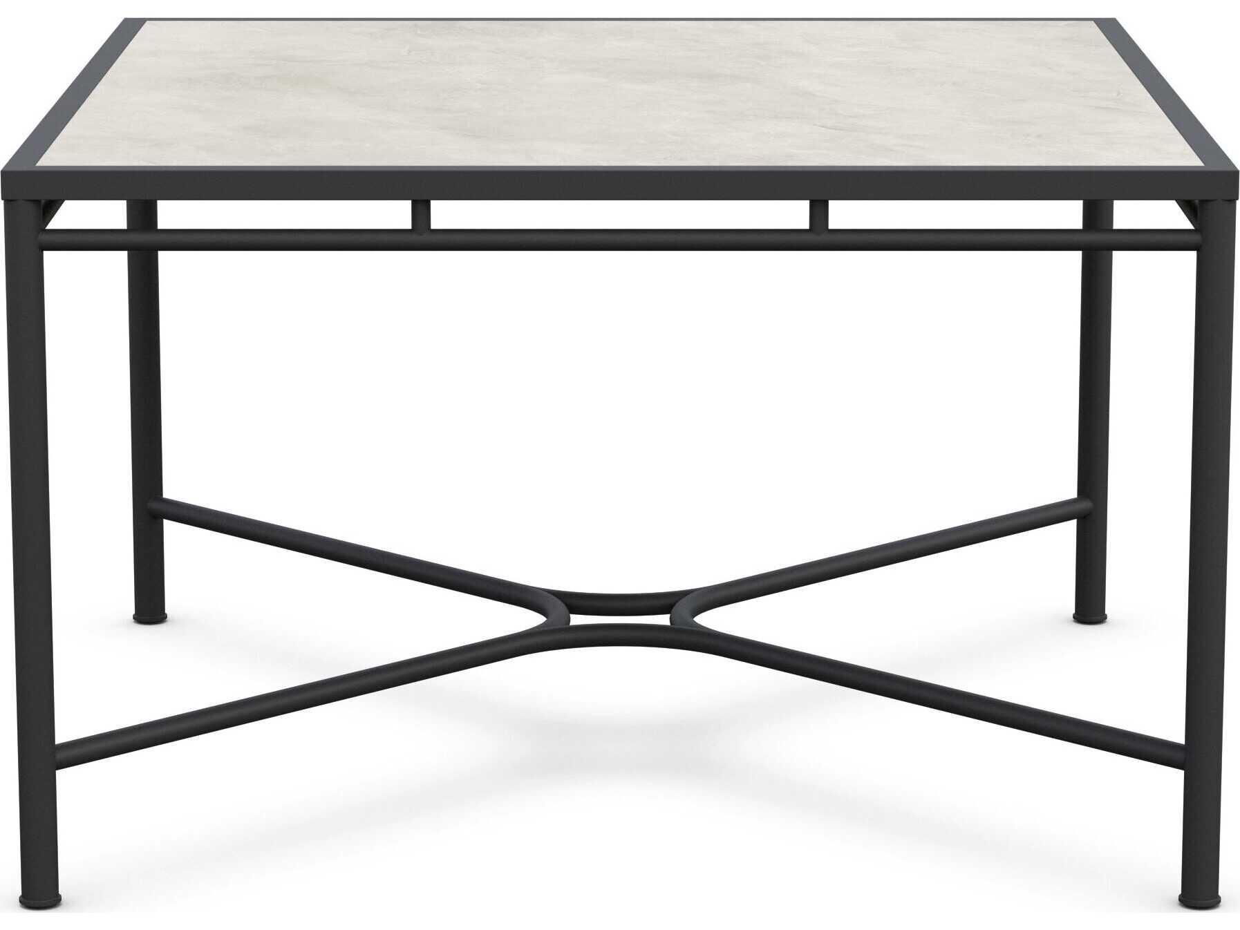 Azzurro Living Athens Noir Wrought Iron Square Dining Table