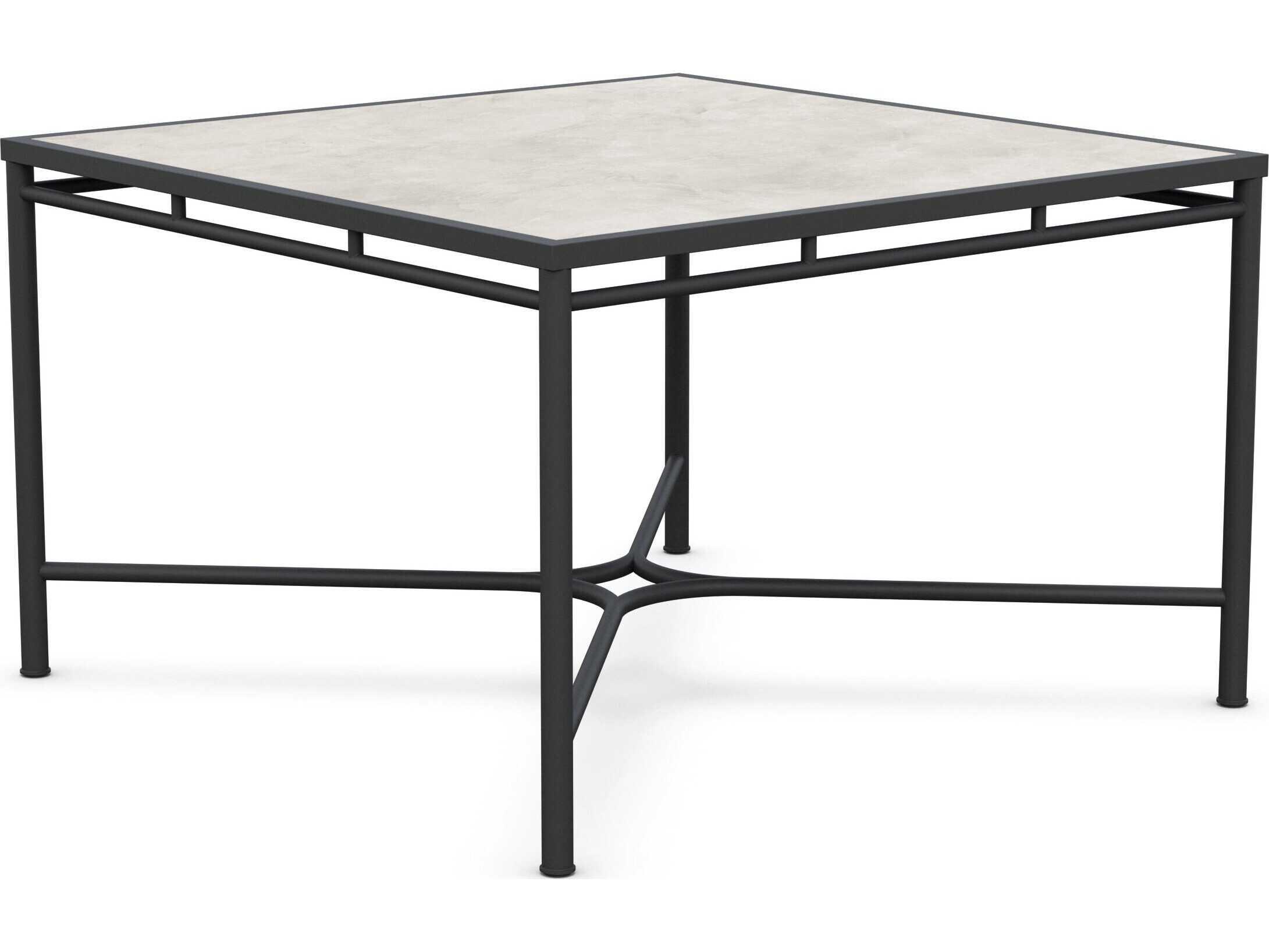 Azzurro Living Athens Noir Wrought Iron Square Dining Table
