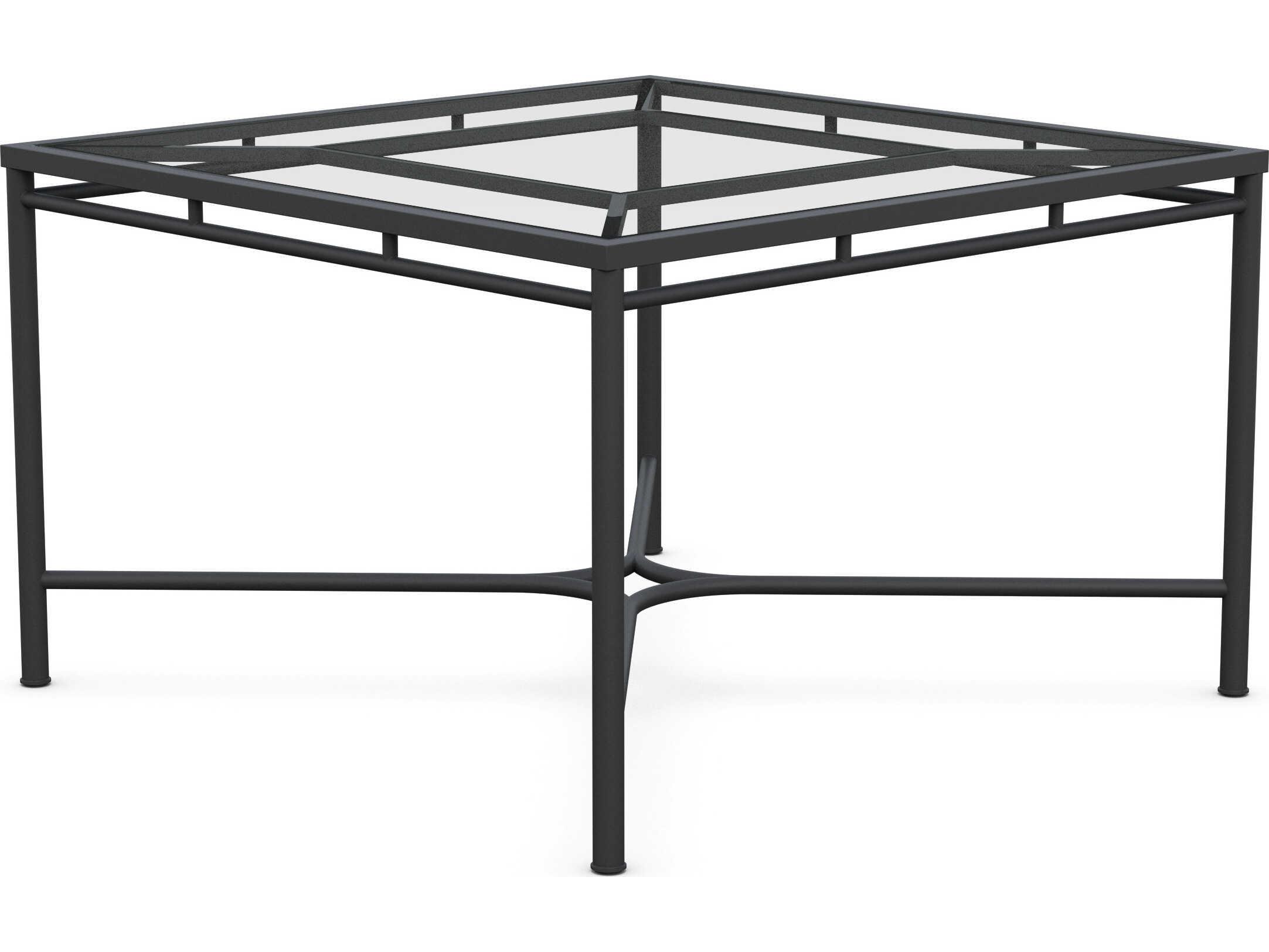 Azzurro Living Athens Noir Wrought Iron Square Dining Table