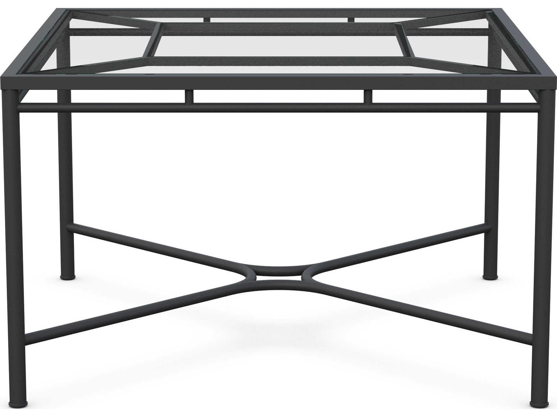 Azzurro Living Athens Noir Wrought Iron Square Dining Table