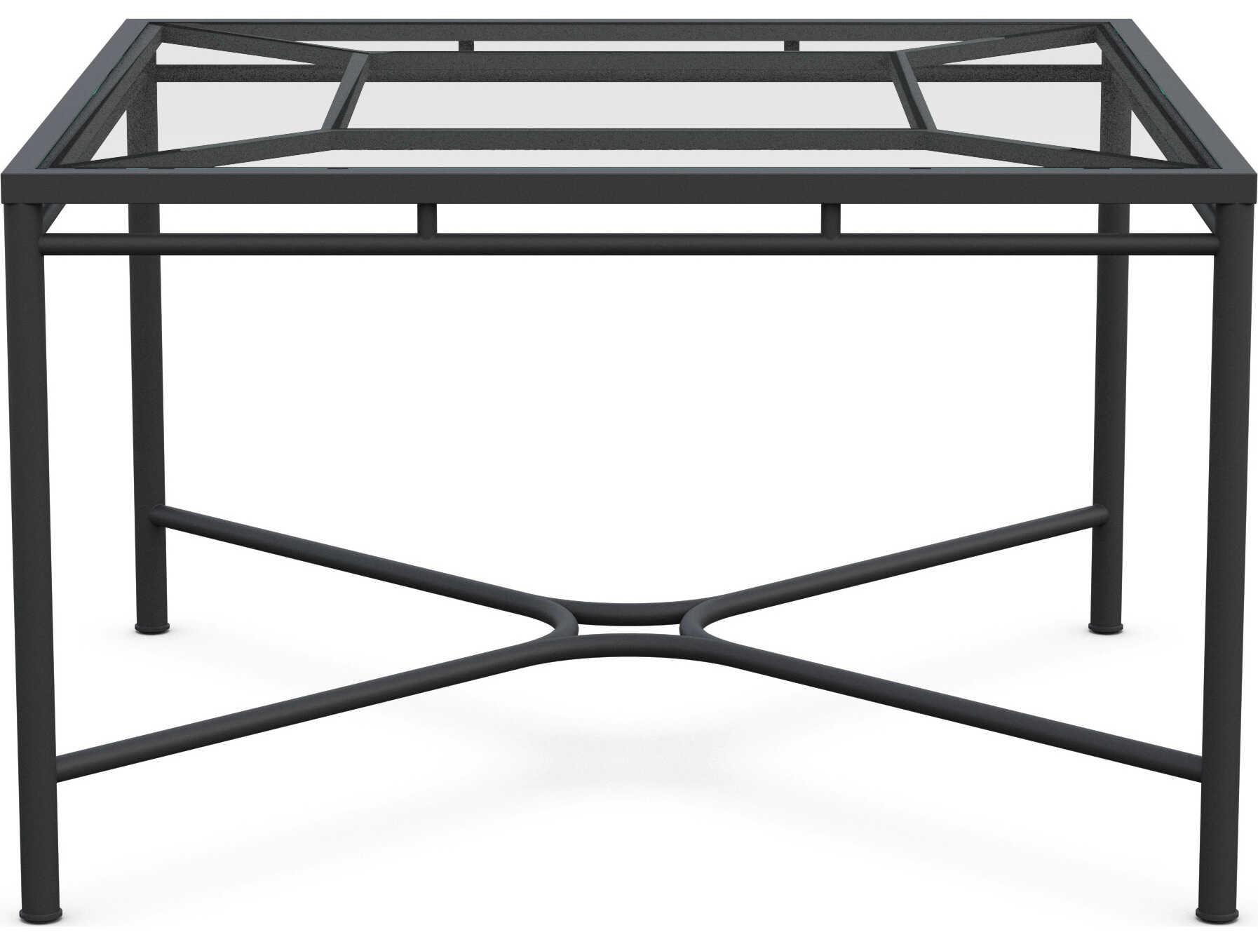 Azzurro Living Athens Noir Wrought Iron Square Dining Table
