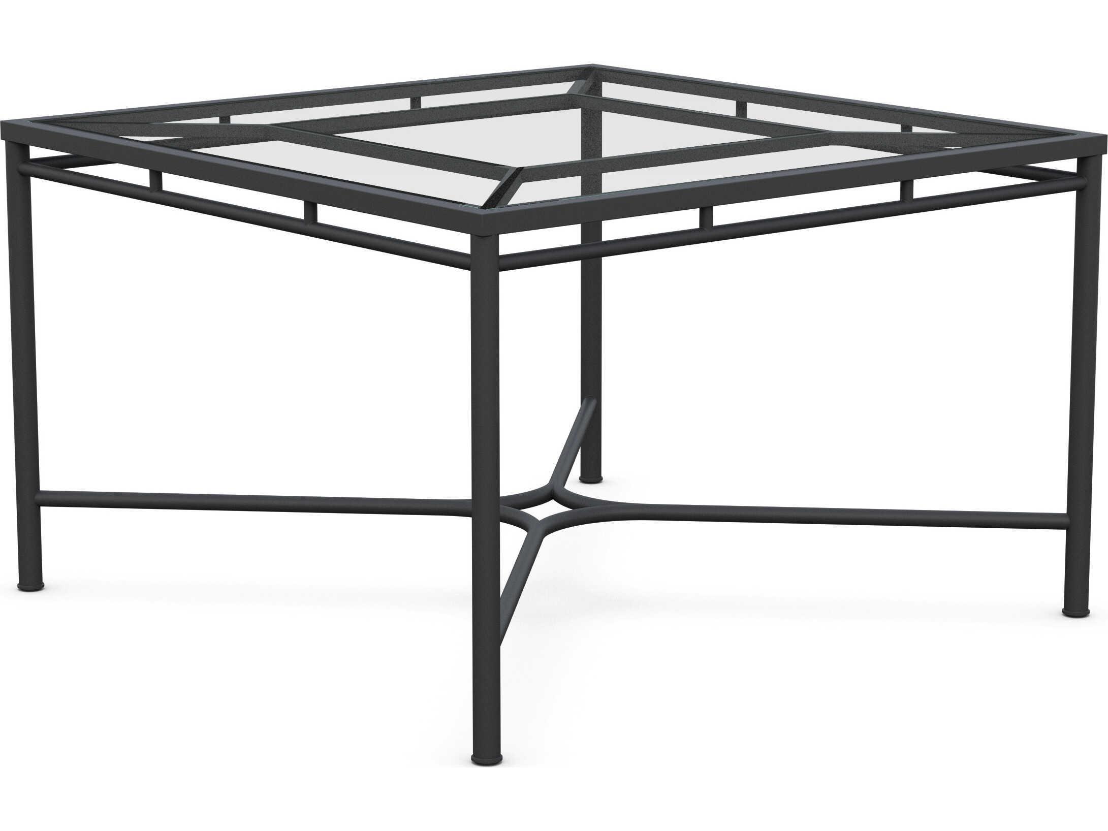 Azzurro Living Athens Noir Wrought Iron Square Dining Table