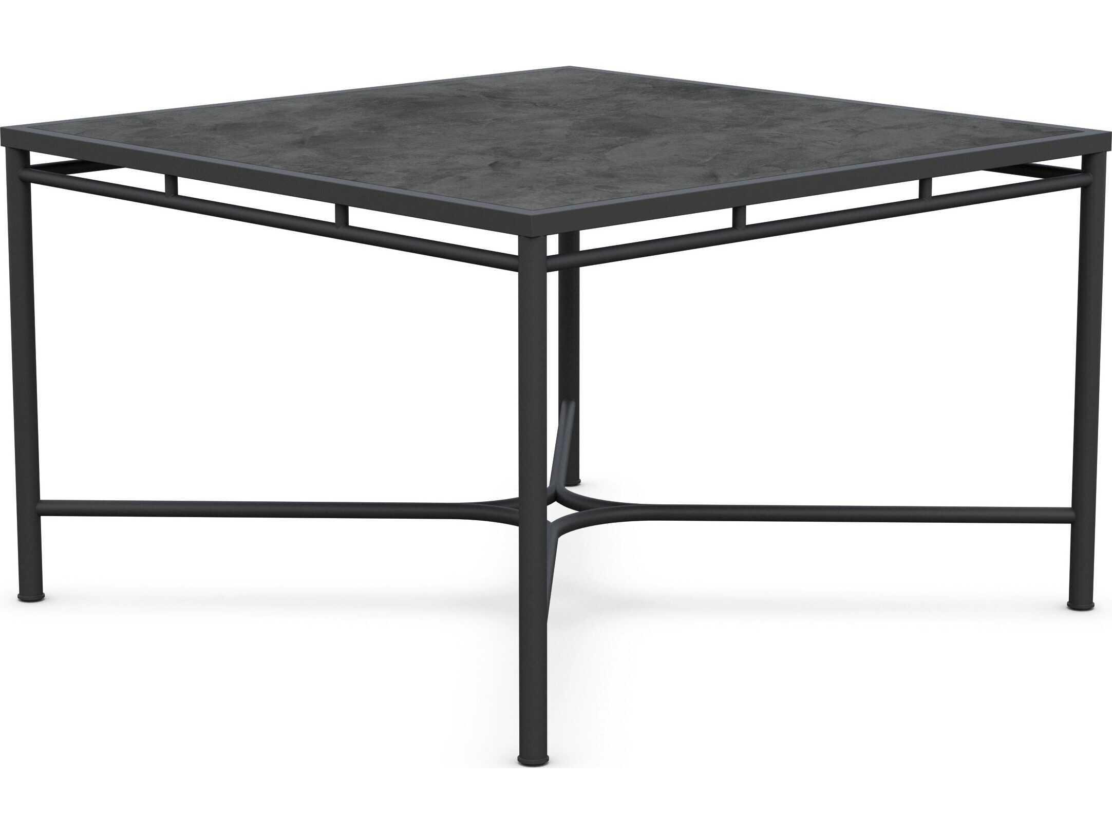 Azzurro Living Athens Noir Wrought Iron Square Dining Table