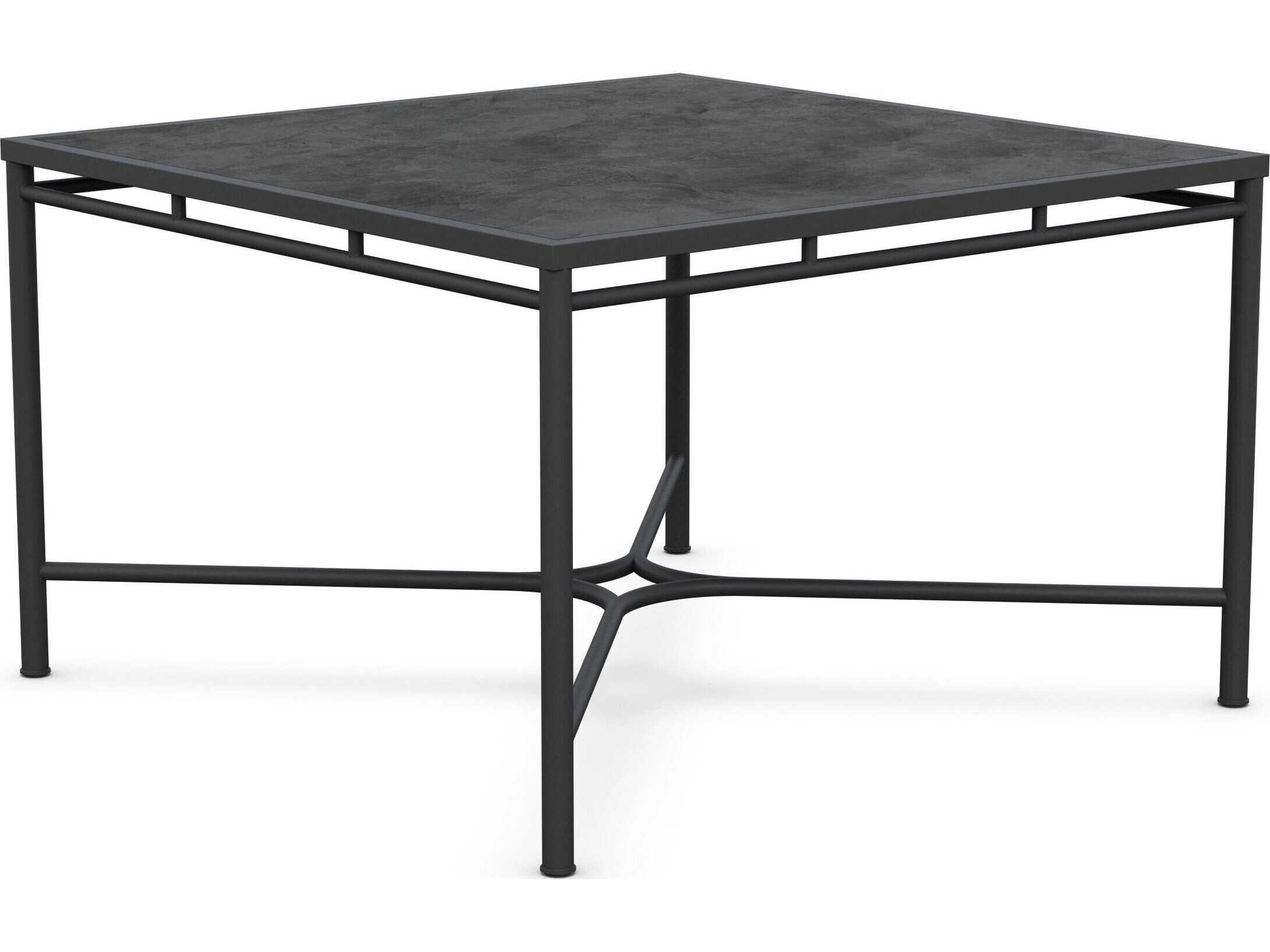 Azzurro Living Athens Noir Wrought Iron Square Dining Table