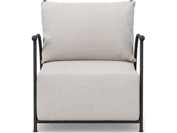 Azzurro Living Athens Wrought Iron Cushion Lounge Chair