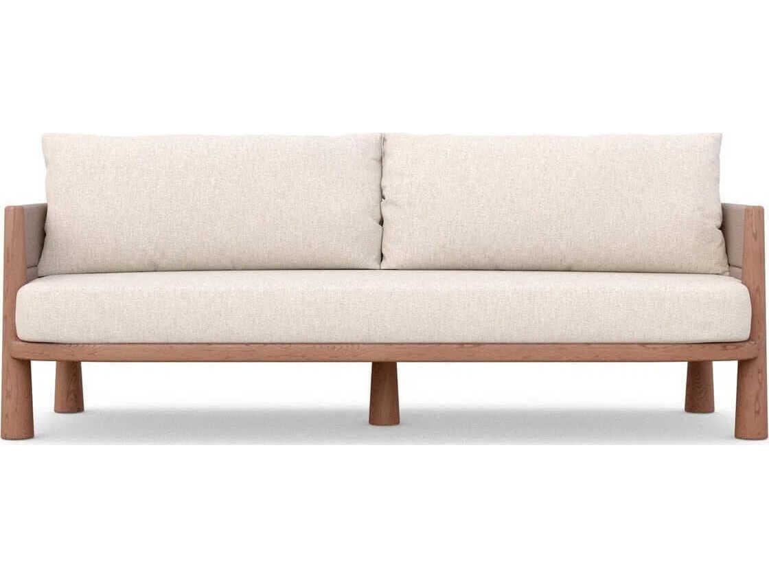Azzurro Living Biscayne Natural Teak Cushion Sofa