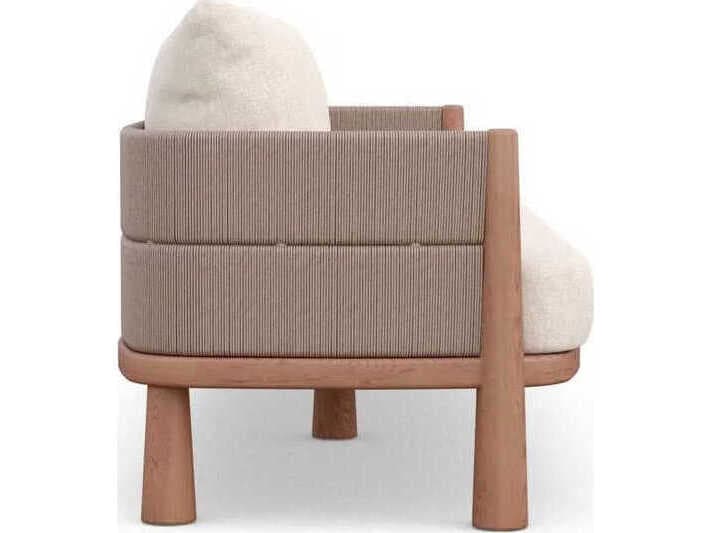 Azzurro Living Biscayne Natural Teak Cushion Sofa