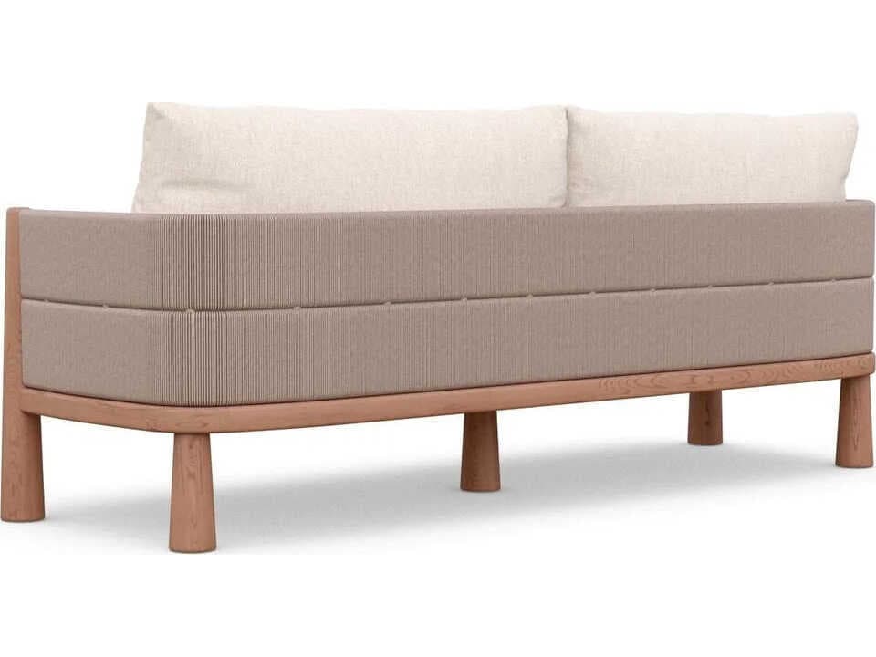 Azzurro Living Biscayne Natural Teak Cushion Sofa