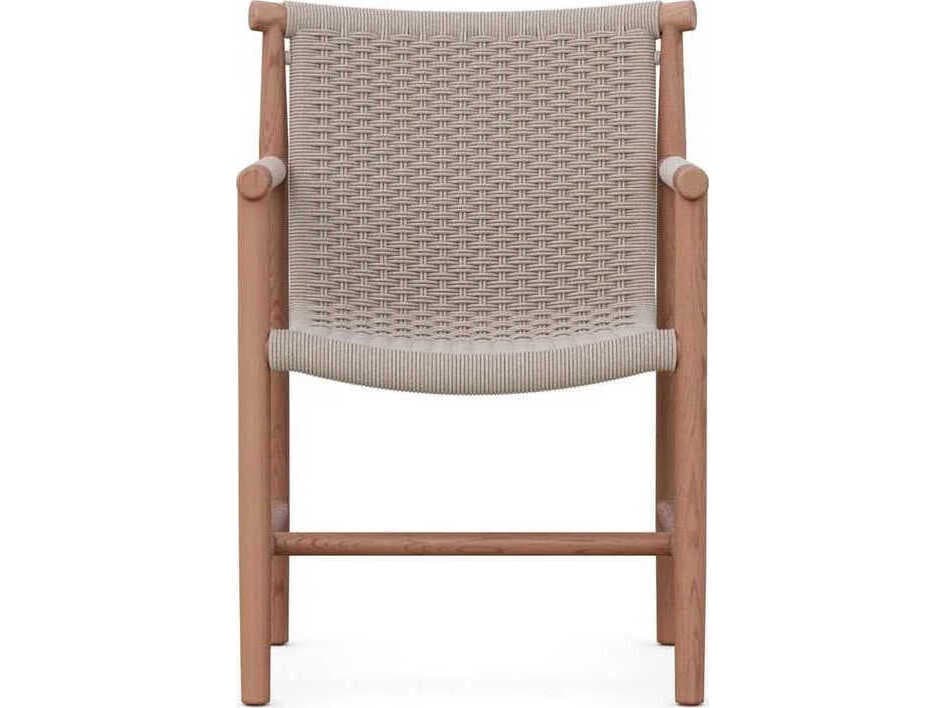 Azzurro Living Boca Natural Teak Rope Dining Chair Set of 2