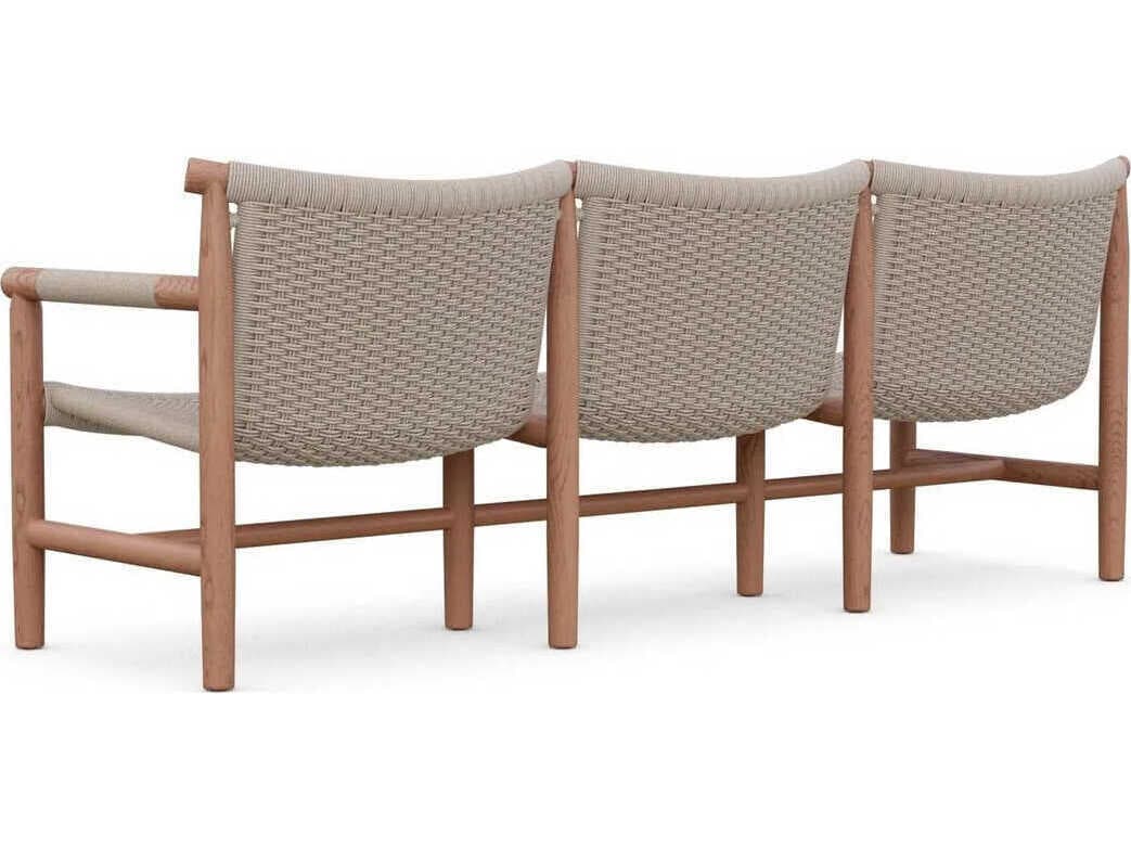 Azzurro Living Boca Natural Teak Rope Sofa