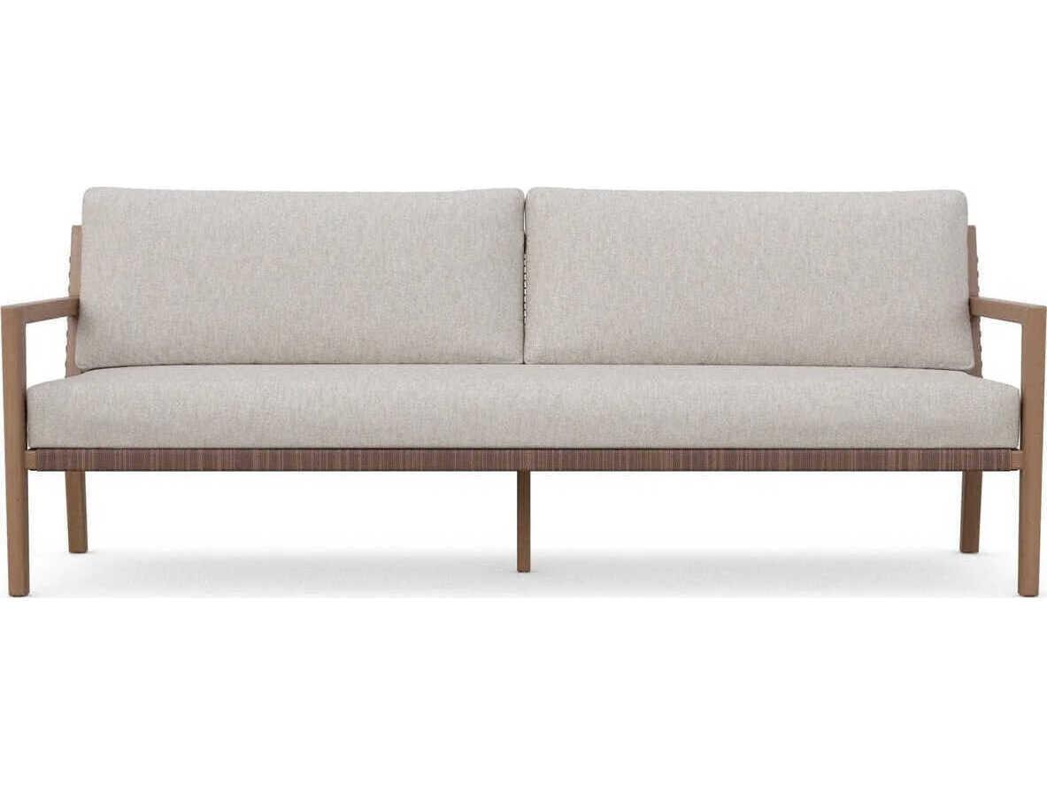 Azzurro Living Bozeman Barkaluwood Wood Cushion Sofa