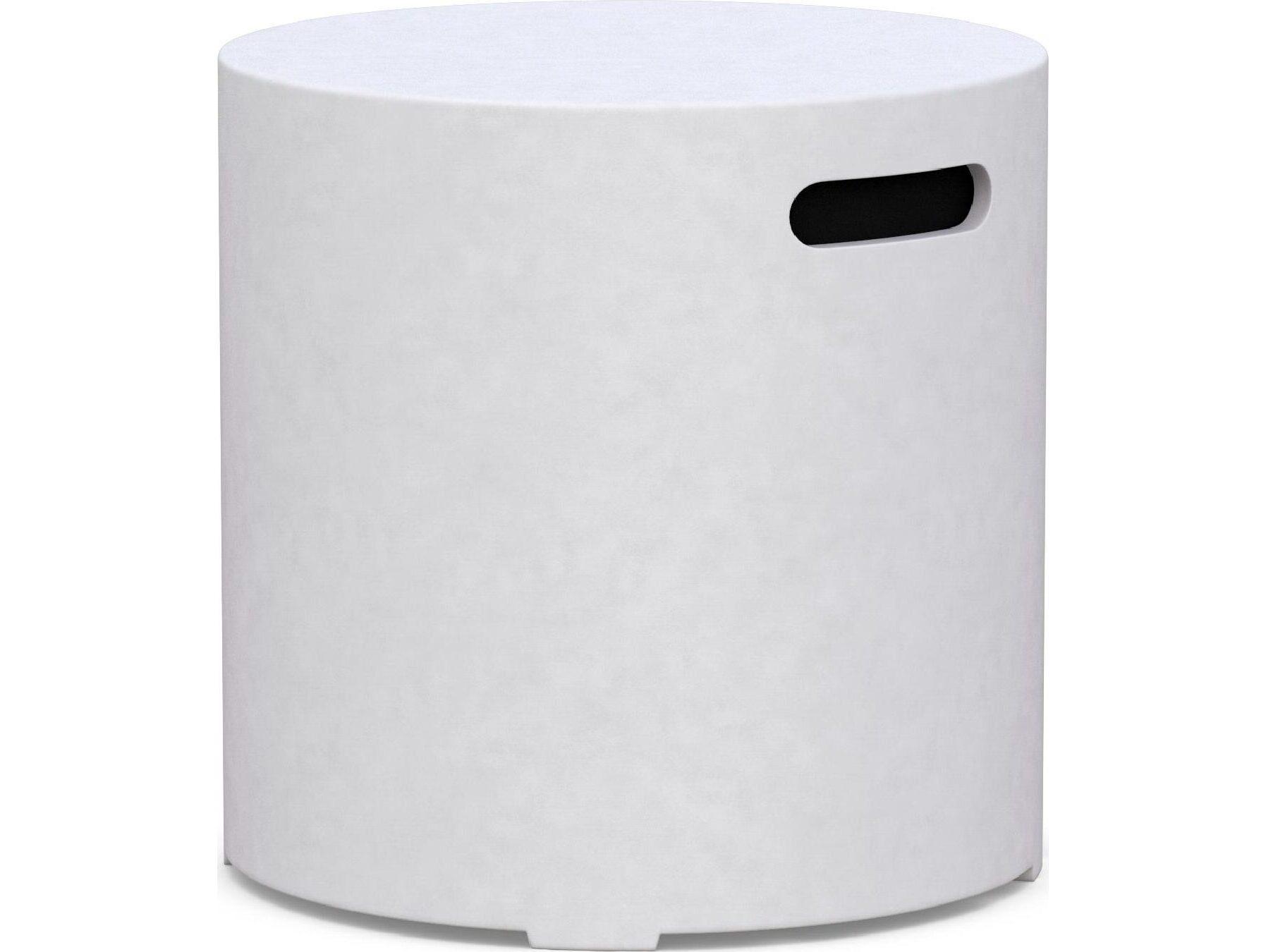 Azzurro Living Cabo Concrete Round End Table