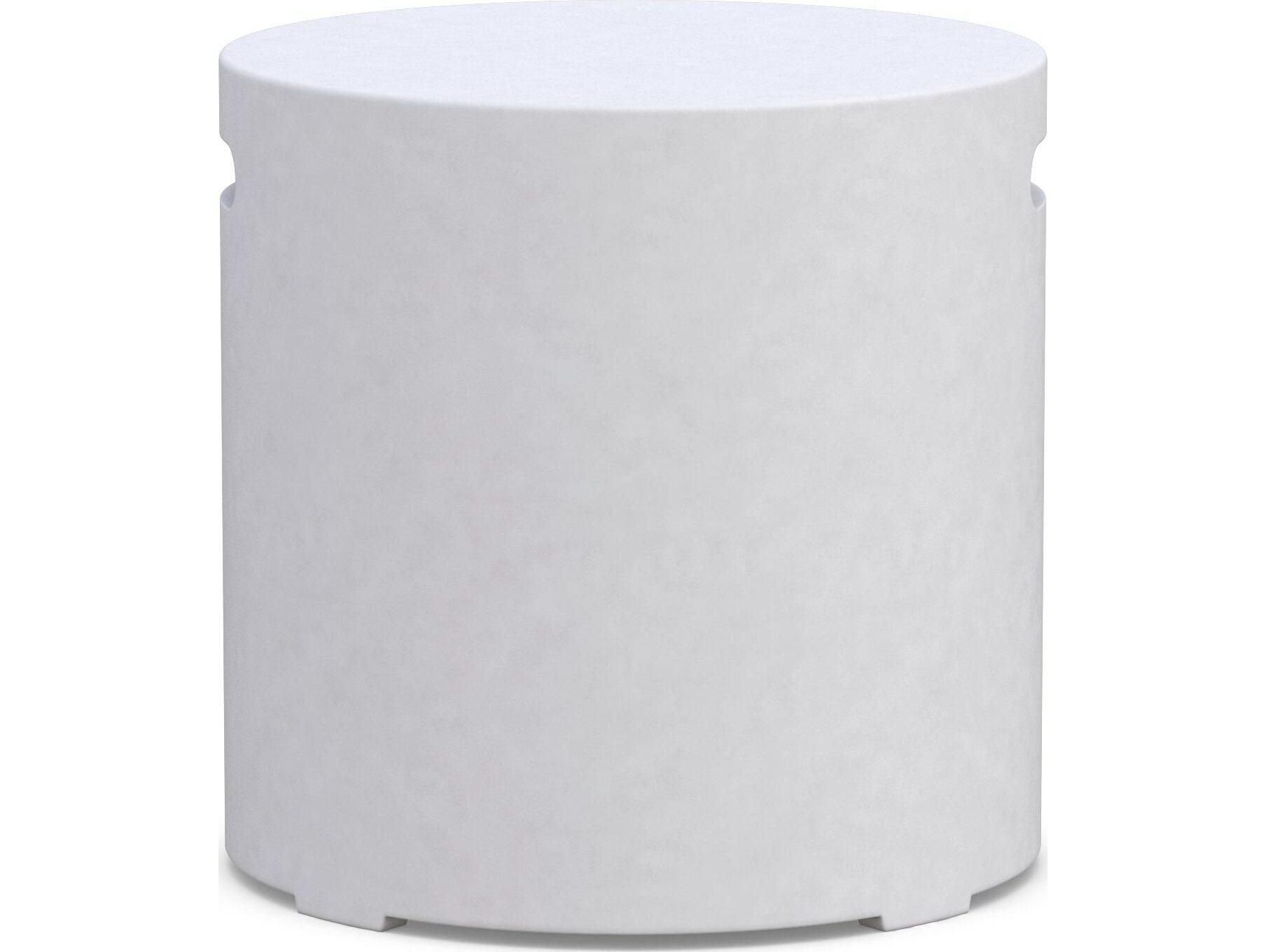 Azzurro Living Cabo Concrete Round End Table